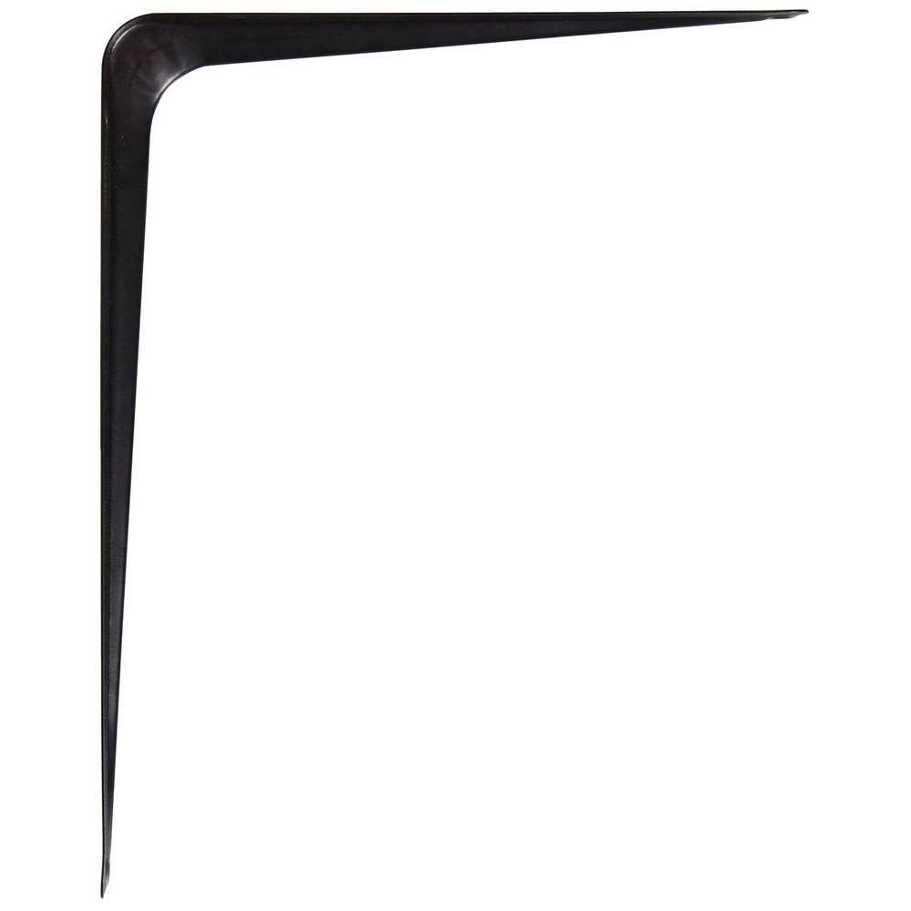 Hillman 20-Pack 8-in Black Shelf Bracket ZTLJXB_8O8R