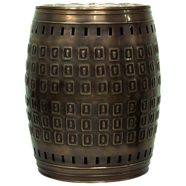 Saffron Fabs Multiple Purpose Hand Crafted Metal Stool/Table, Size 19 inchh x 14 inch, MLZ0IJ_DSAD Saffron Fabs Multiple Purpose Hand Crafted Metal Stool/Table, Size 19 inchh x 14 inch, MLZ0IJ_DSAD