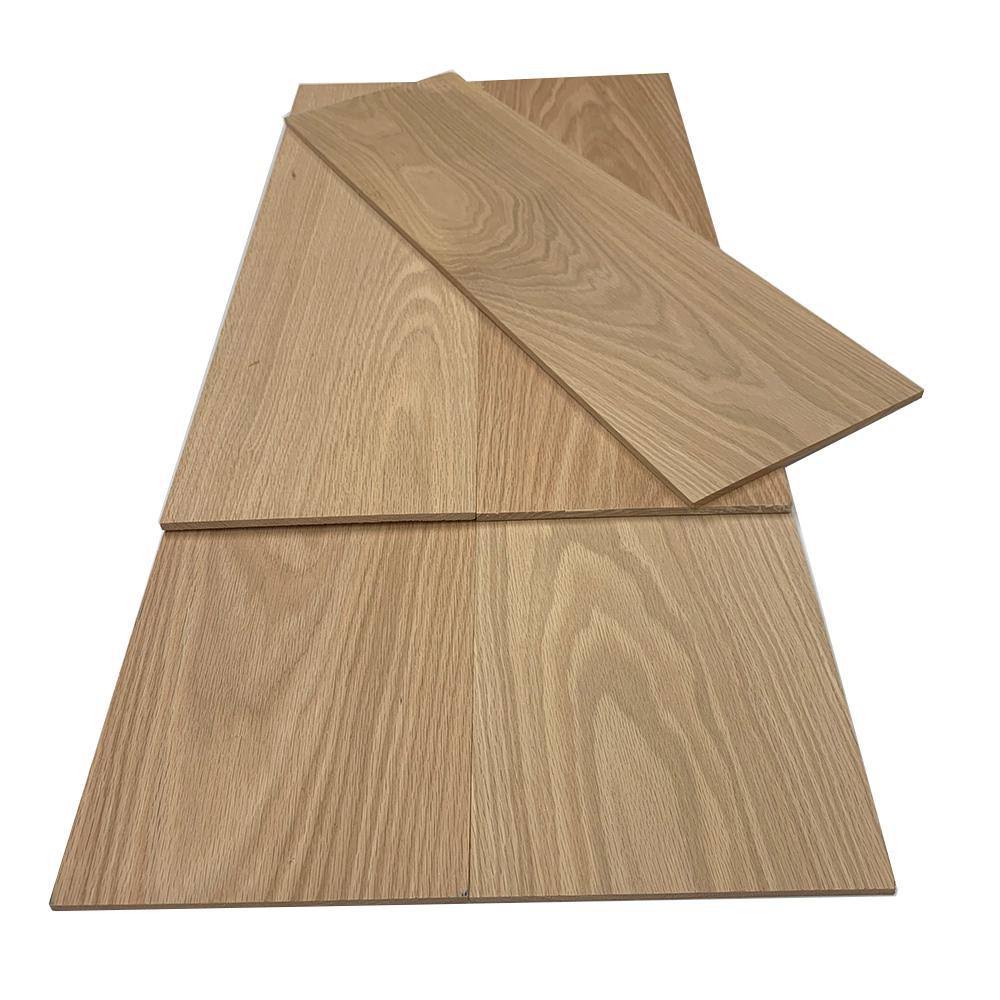 1/4 in. x 8 in. x 4 ft. Red Oak S4S Hobby Board (5-Pack) RDG1MB_TLF8