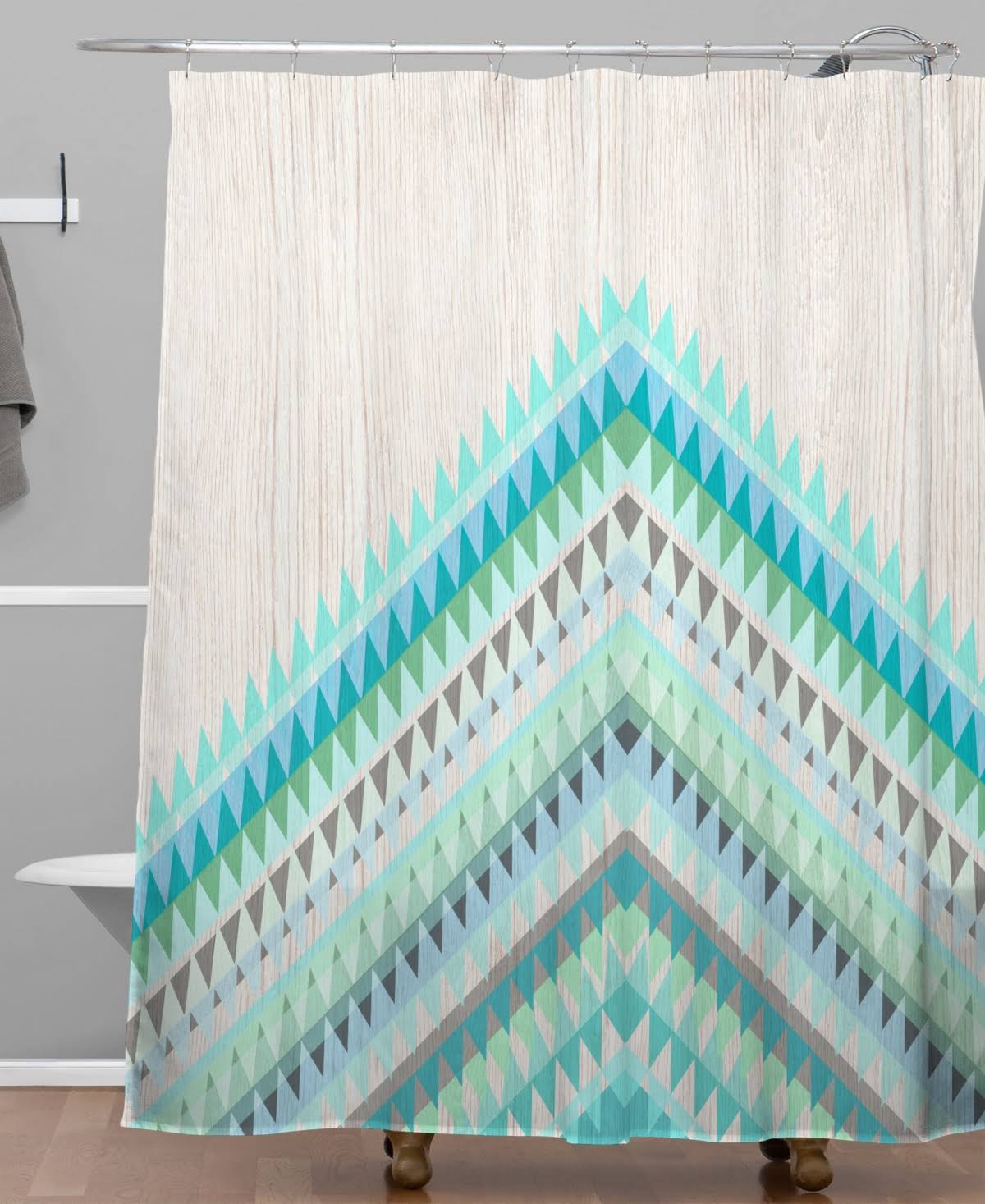Deny Designs Iveta Abolina Mint Icicle Shower Curtain - E3SCUH_5FJP Deny Designs Iveta Abolina Mint Icicle Shower Curtain - E3SCUH_5FJP