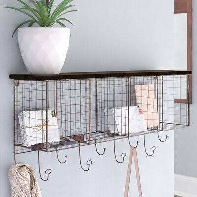 Hultgren Wall Mounted Coat Rack Finish BBU0DZ_7D20 Hultgren Wall Mounted Coat Rack Finish BBU0DZ_7D20