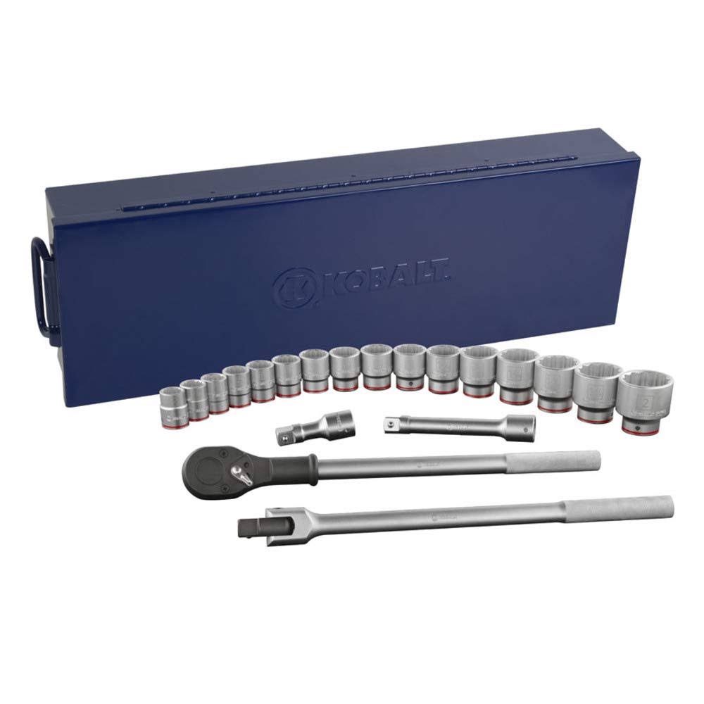 Kobalt 20-Piece Standard (SAE) Mechanic's Tool Set with Hard CJXJXG_PW5M Kobalt 20-Piece Standard (SAE) Mechanic's Tool Set with Hard CJXJXG_PW5M