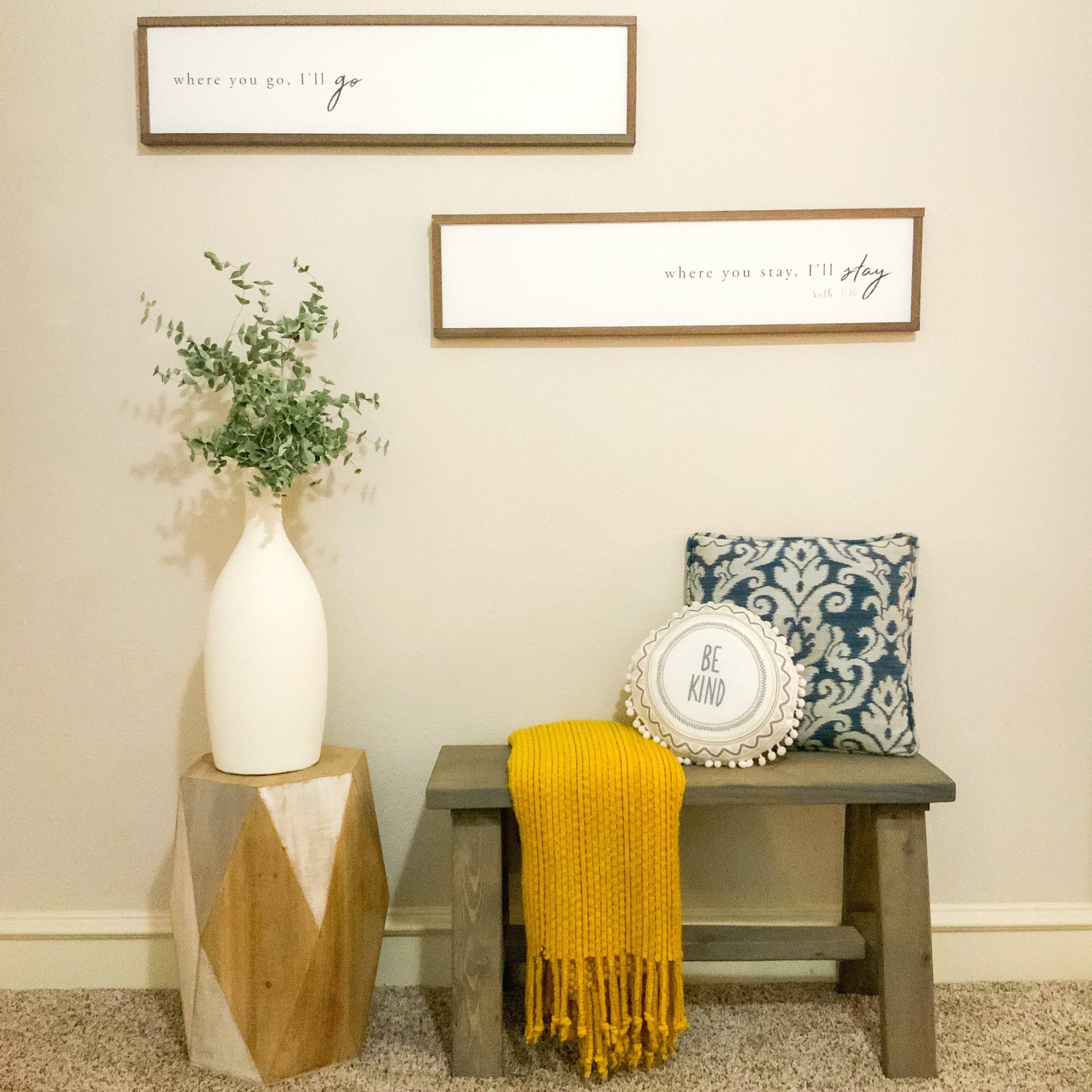 Del Hutson Designs Gray Classic Solid Wood End Table Bench, Size 0Z6HJQ_UOKT Del Hutson Designs Gray Classic Solid Wood End Table Bench, Size 0Z6HJQ_UOKT