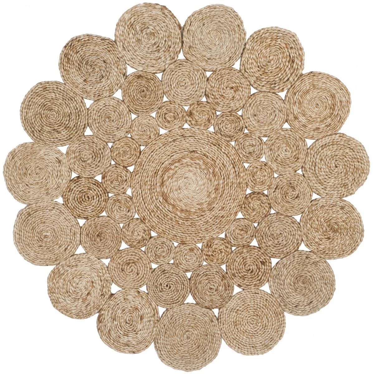 Safavieh Natural Fiber NF363A Area Rug, Natural, 3'x3' 3NLOOM_KIWJ Safavieh Natural Fiber NF363A Area Rug, Natural, 3'x3' 3NLOOM_KIWJ