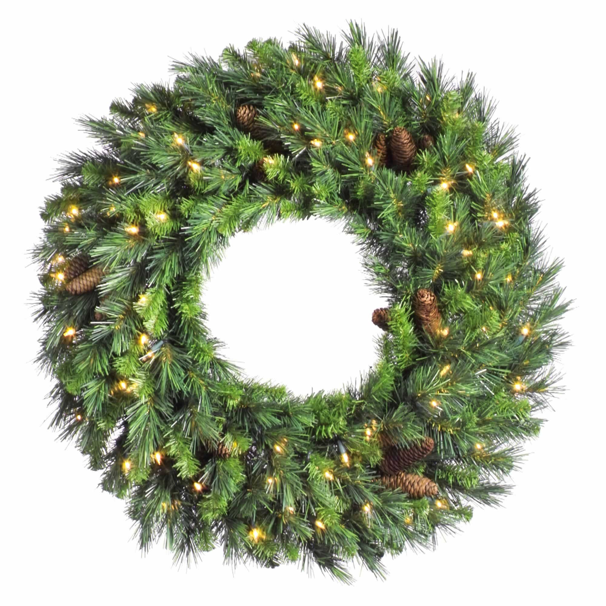 Vickerman A801047 48 in. Cheyenne Pine Wreath 25 N8JOUX_VMTF