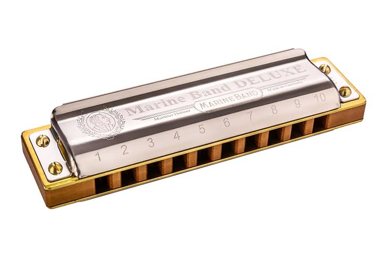 Hohner M2005BX-GSHRP Marine Band Deluxe Harmonica - Key of G#/Z9LTIV_YOC2 Hohner M2005BX-GSHRP Marine Band Deluxe Harmonica - Key of G#/Z9LTIV_YOC2