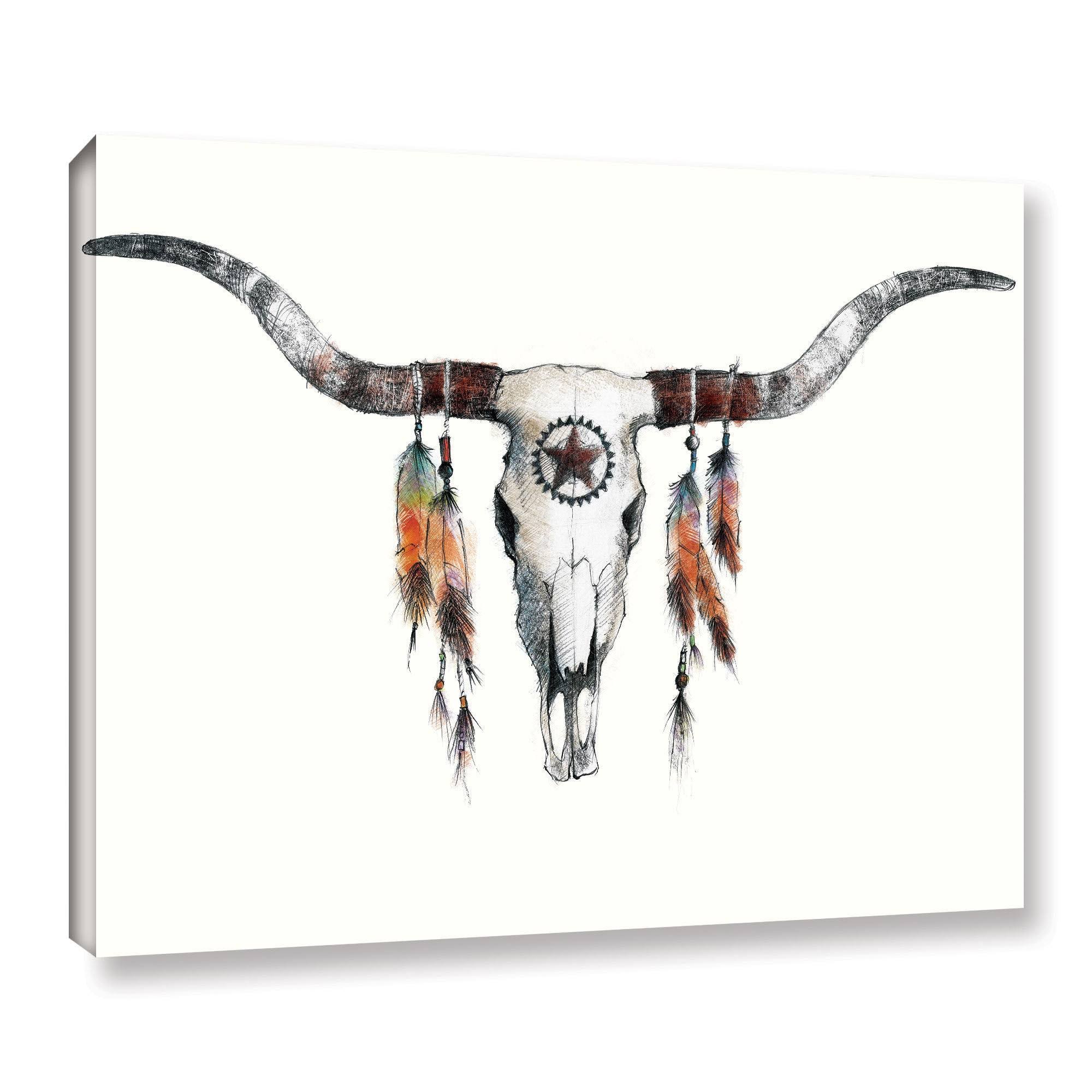 ArtWall Avery Tillmon's Longhorn, Gallery Wrapped Canvas, 14 x ON69XM_YZFY ArtWall Avery Tillmon's Longhorn, Gallery Wrapped Canvas, 14 x ON69XM_YZFY