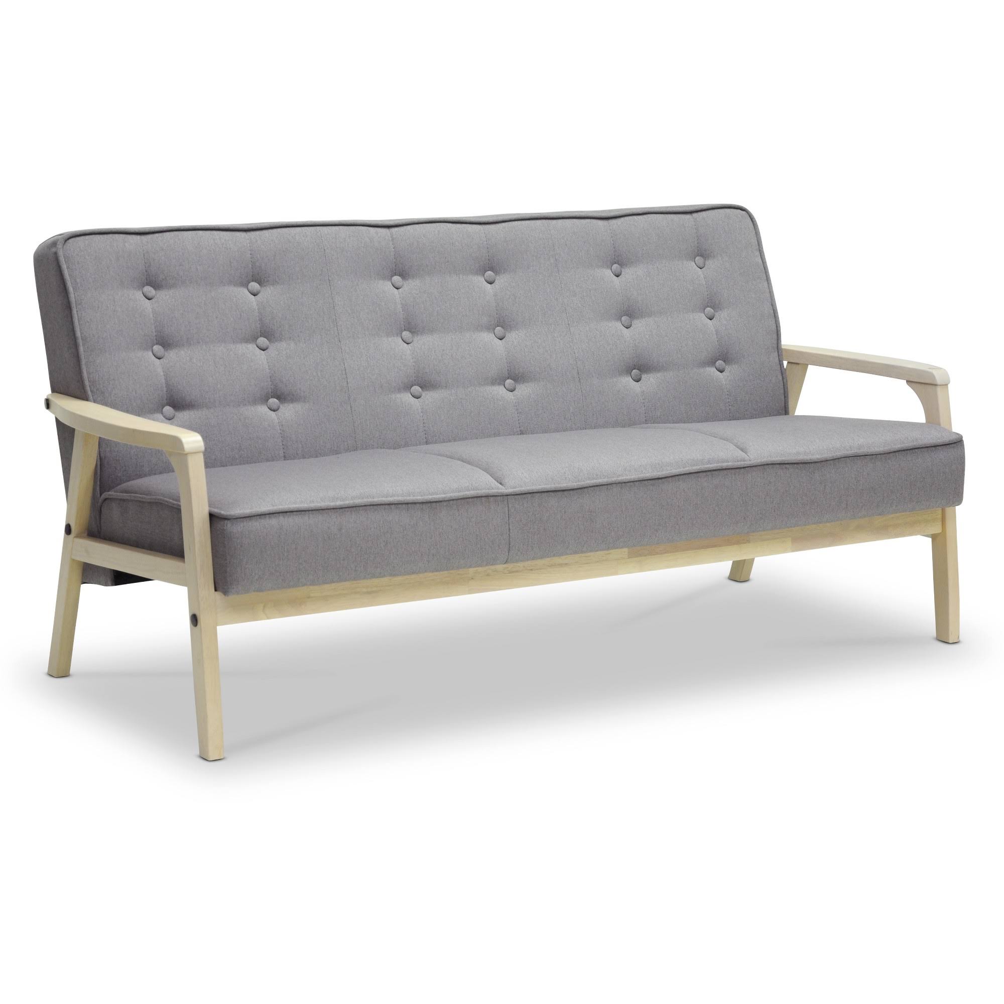 Baxton Studio Mid, Century Timor Sofa, DKBEBQ_KY7H Baxton Studio Mid, Century Timor Sofa, DKBEBQ_KY7H
