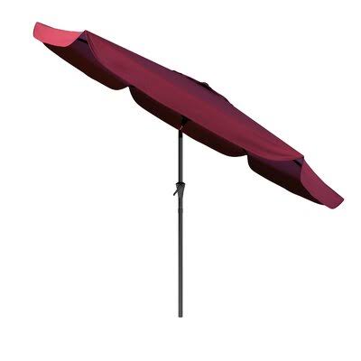 Parrish 10' Market Umbrella Fabric Color Wine SUGHM6_DNPT Parrish 10' Market Umbrella Fabric Color Wine SUGHM6_DNPT