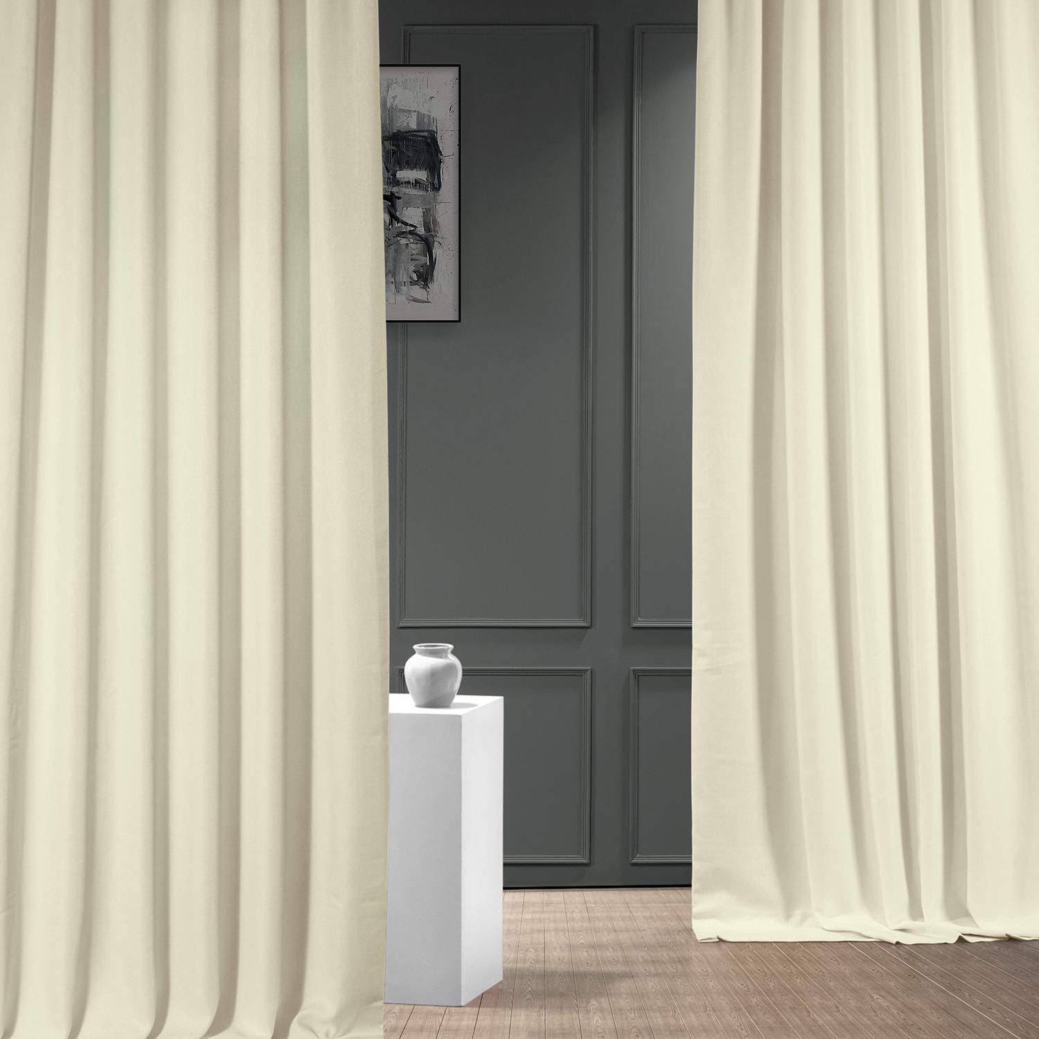 HPD Half Price Drapes FLCH-FM20128-120 Italian Faux Linen Curtain, 50 x 120, Gravity SQKJLN_DFYP HPD Half Price Drapes FLCH-FM20128-120 Italian Faux Linen Curtain, 50 x 120, Gravity SQKJLN_DFYP