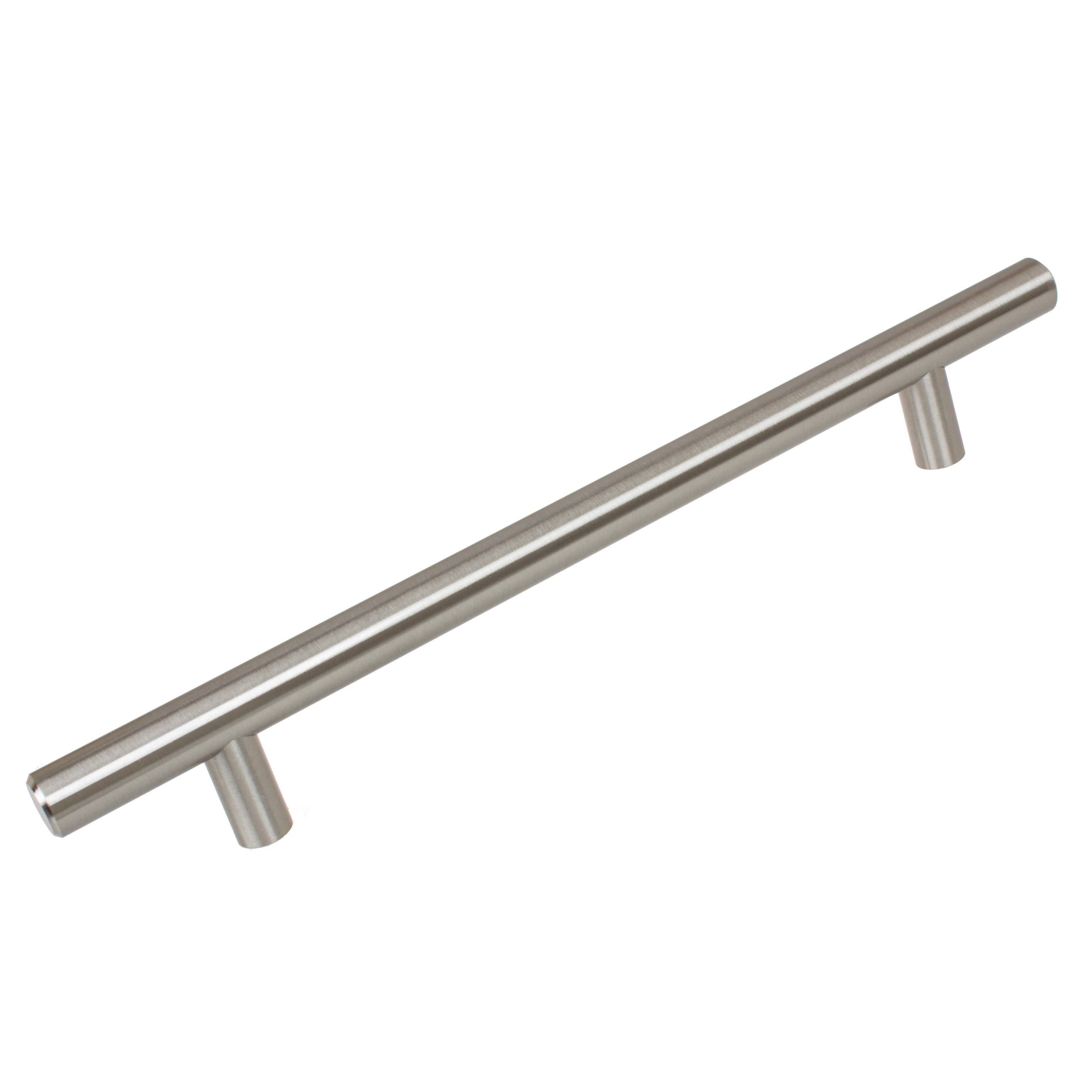 GlideRite 7-Inch CC 10-Inch Long Solid Steel Thick Bar Handle Pulls (Pack of 10 or 25) Stainless Steel - Pack of HWUNUD_QDV1 GlideRite 7-Inch CC 10-Inch Long Solid Steel Thick Bar Handle Pulls (Pack of 10 or 25) Stainless Steel - Pack of HWUNUD_QDV1