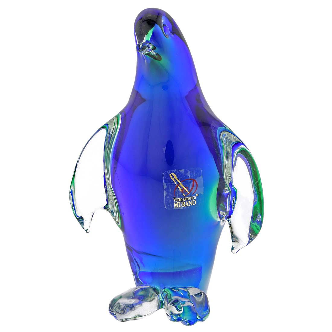 Murano Glass Penguin - Green UYLMLM_SP1E Murano Glass Penguin - Green UYLMLM_SP1E