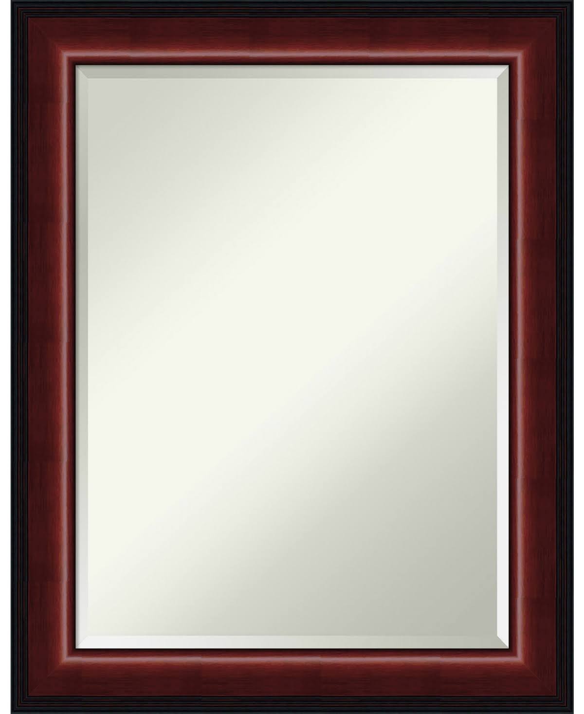 Amanti Art Bathroom Mirror Medium, Cambridge Mahogany, GNFVPK_69WZ