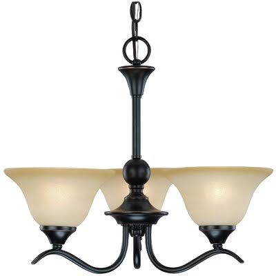 Schuh 3 - Light Shaded Classic / Traditional Chandelier Charlton T70YER_1ANY