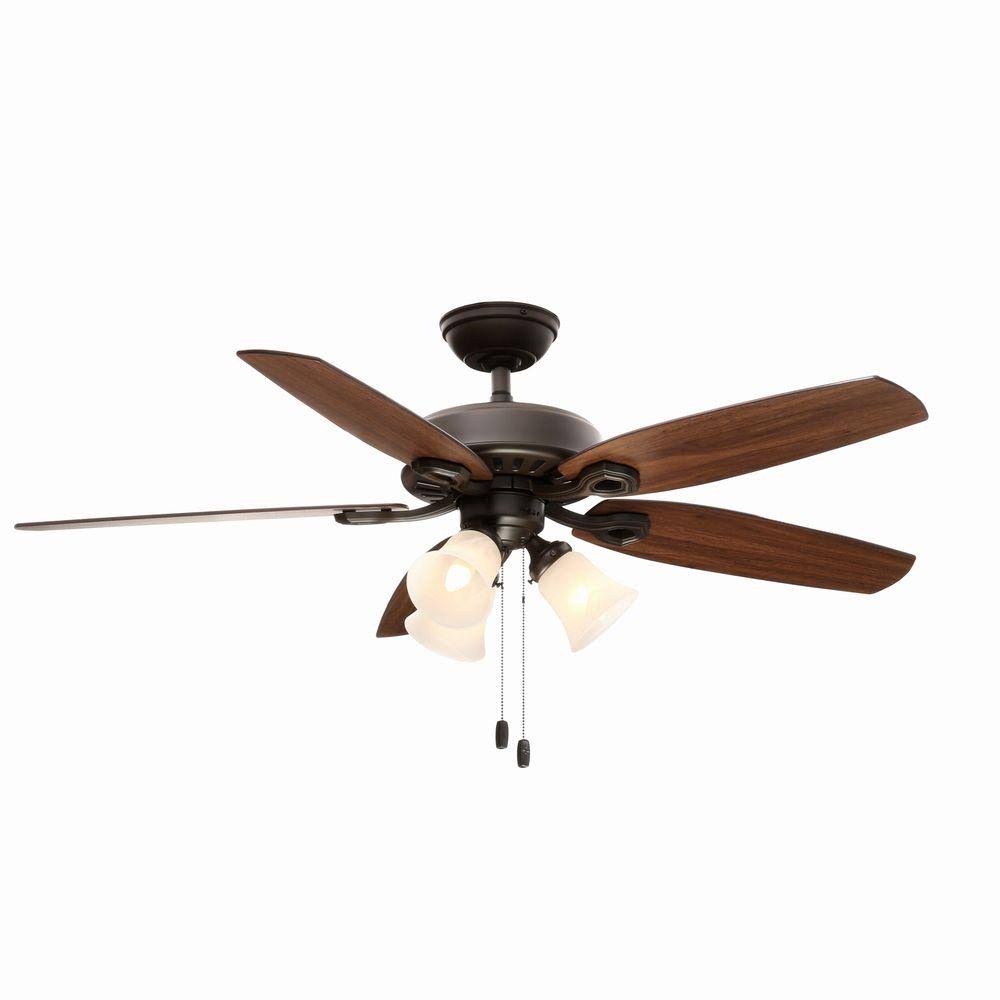 Hunter Builder Plus 52 in. Indoor New Bronze Ceiling Fan with Light Kit 9AU91F_Y8JZ Hunter Builder Plus 52 in. Indoor New Bronze Ceiling Fan with Light Kit 9AU91F_Y8JZ