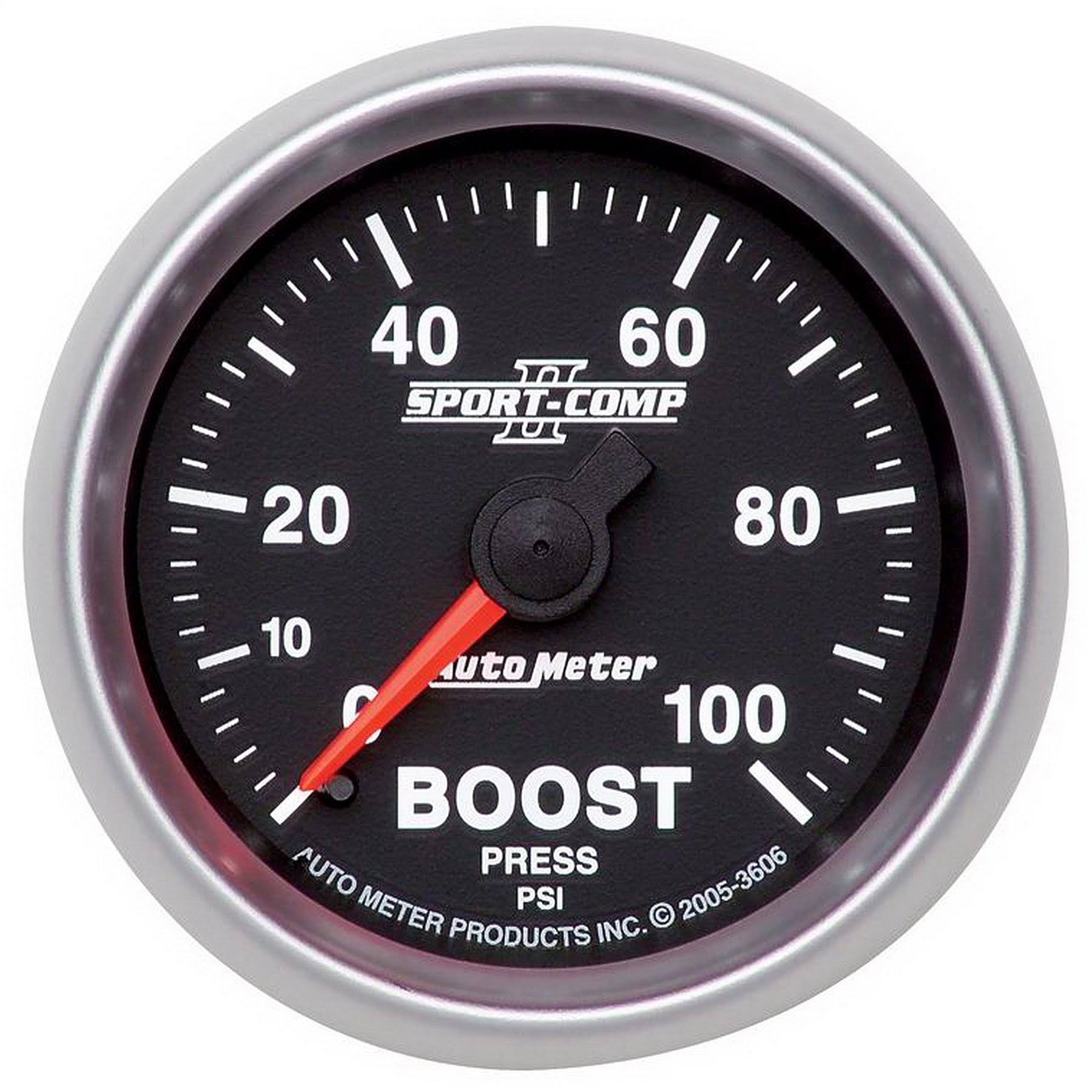 AutoMeter 3606 Sport-Comp II Mechanical Boost GX3N2N_IW2K