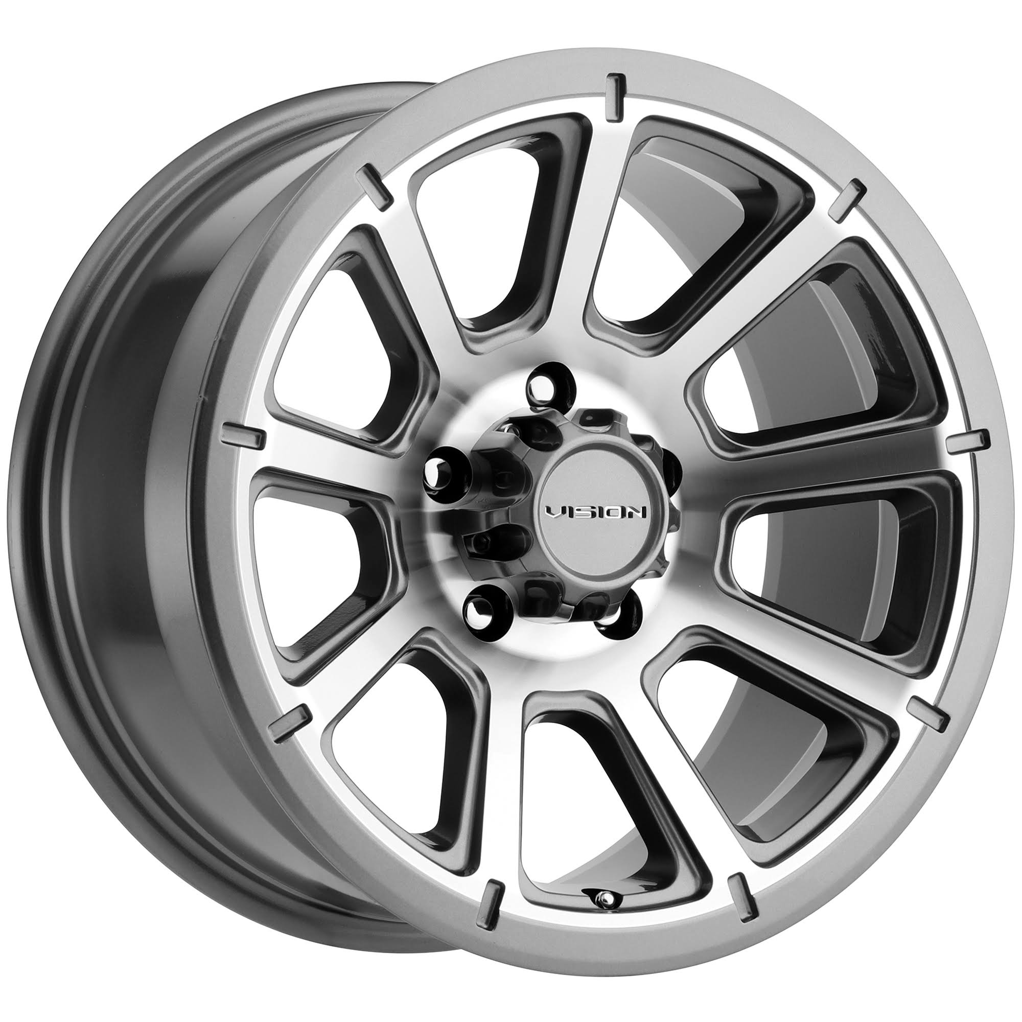 Vision Turbine 353 Wheel 20x9 5x150 Gunmetal Machined TMWRU4_AKYK