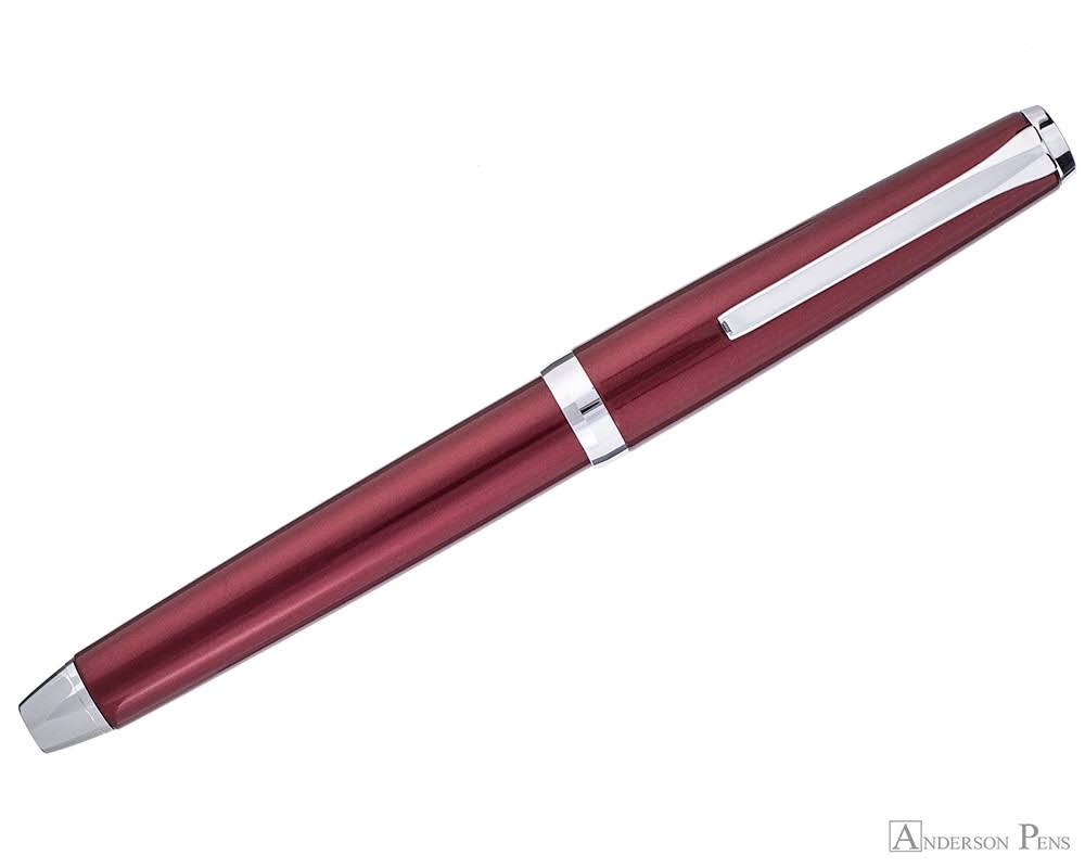 Pilot Metal Falcon Burgundy Fountain Pen - 9TL24K_UJEV Pilot Metal Falcon Burgundy Fountain Pen - 9TL24K_UJEV