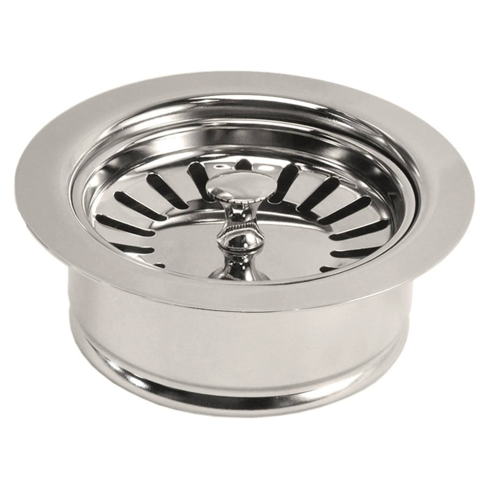 Native Trails 3.5 in. Basket STRAINER with Disposer Trim Polished Nickel - DR340-DRC3NK_P44C Native Trails 3.5 in. Basket STRAINER with Disposer Trim Polished Nickel - DR340-DRC3NK_P44C