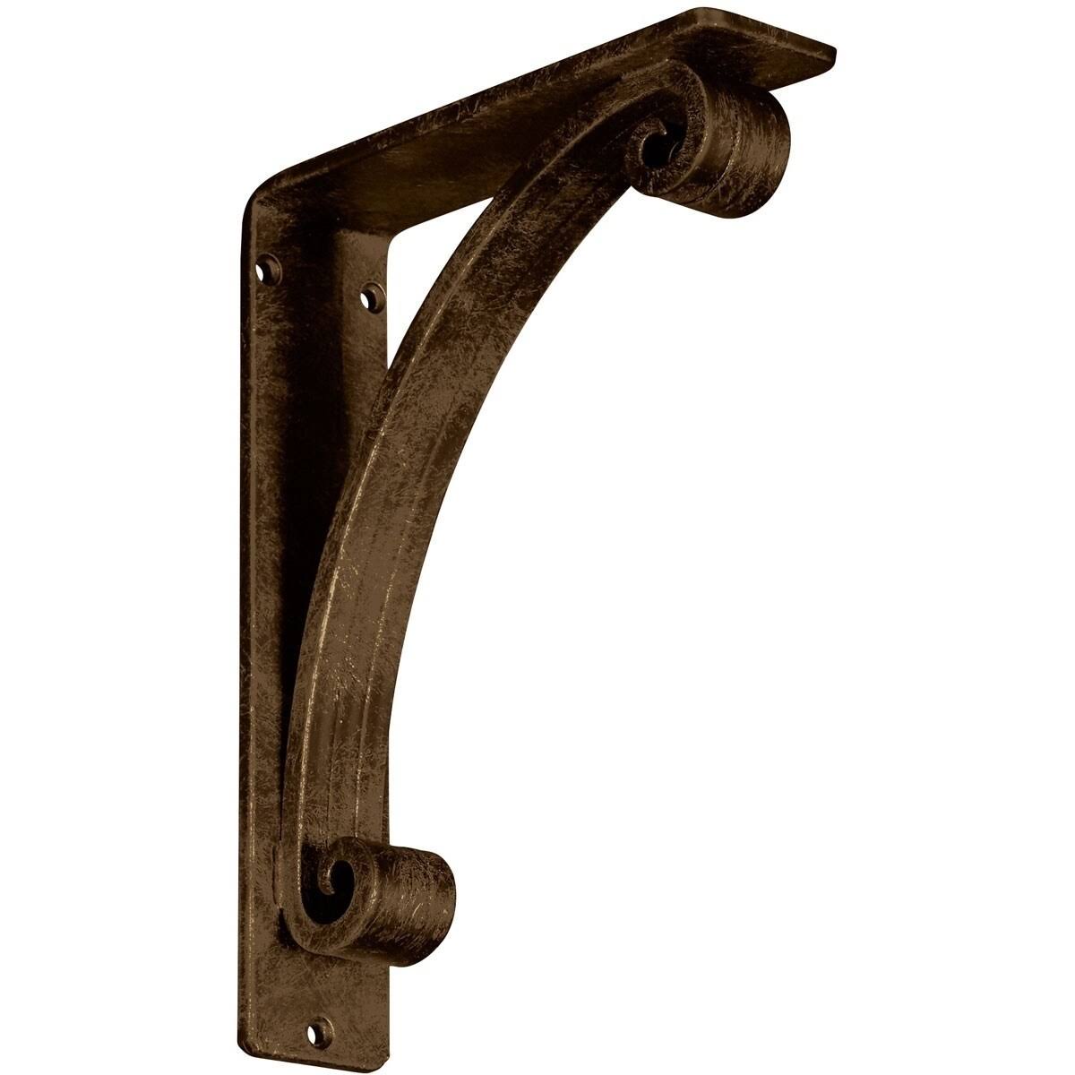 Legacy Wrought Iron Bracket Antiqued Brass LLOD27_ZKJW Legacy Wrought Iron Bracket Antiqued Brass LLOD27_ZKJW