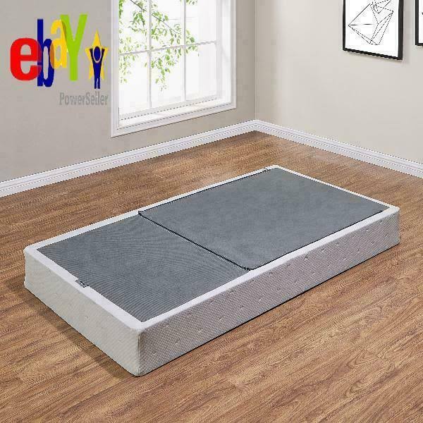 Mainstays Half-Fold Metal Box Spring Queen Size Mattress Bed Foundation TT5YHT_LACW Mainstays Half-Fold Metal Box Spring Queen Size Mattress Bed Foundation TT5YHT_LACW