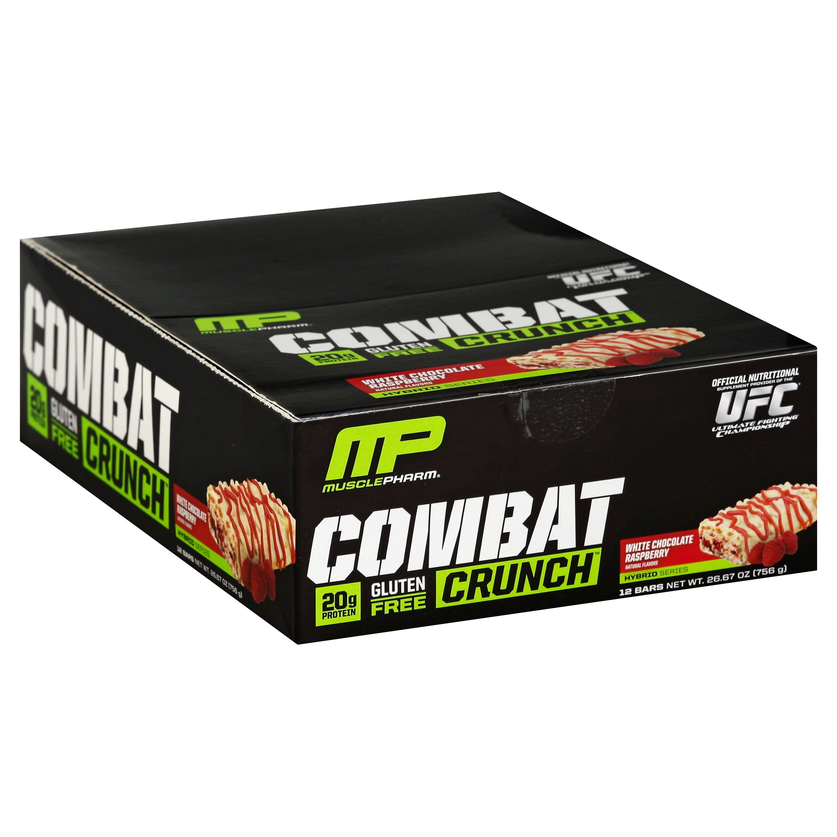 MusclePharm Combat Crunch, White Chocolate Raspberry - 12 bars, 26.67 KBVRMY_LCZ0