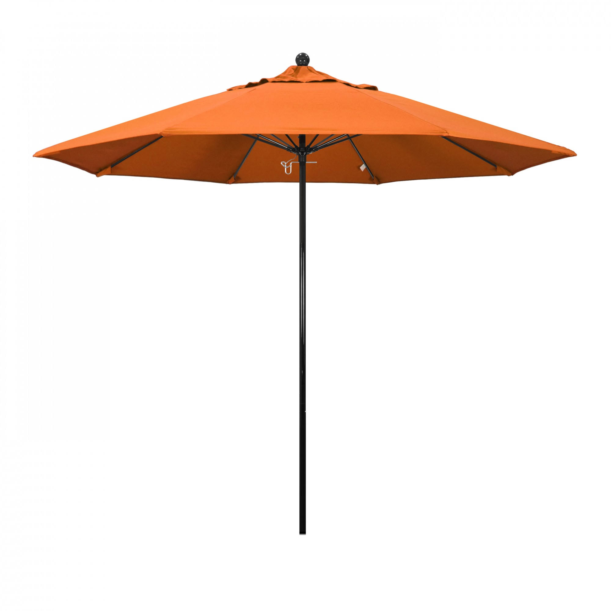 California Umbrella Oceanside Series Patio Umbrella, Fiberglass Pole, Sunbrella 2A Tangerine, 9' XV8O2I_GTRG California Umbrella Oceanside Series Patio Umbrella, Fiberglass Pole, Sunbrella 2A Tangerine, 9' XV8O2I_GTRG