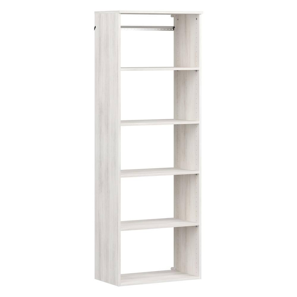 ClosetMaid Style+ 25 in. W Bleached Walnut Hanging Wood Closet GBAM5Y_WUP1 ClosetMaid Style+ 25 in. W Bleached Walnut Hanging Wood Closet GBAM5Y_WUP1