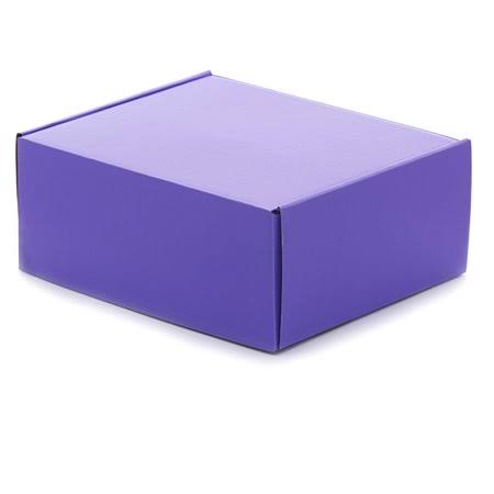 50ea - 10 x 10 x 5 Purple Corrugated Tuck Top Box by Paper 20GOD2_KEU2