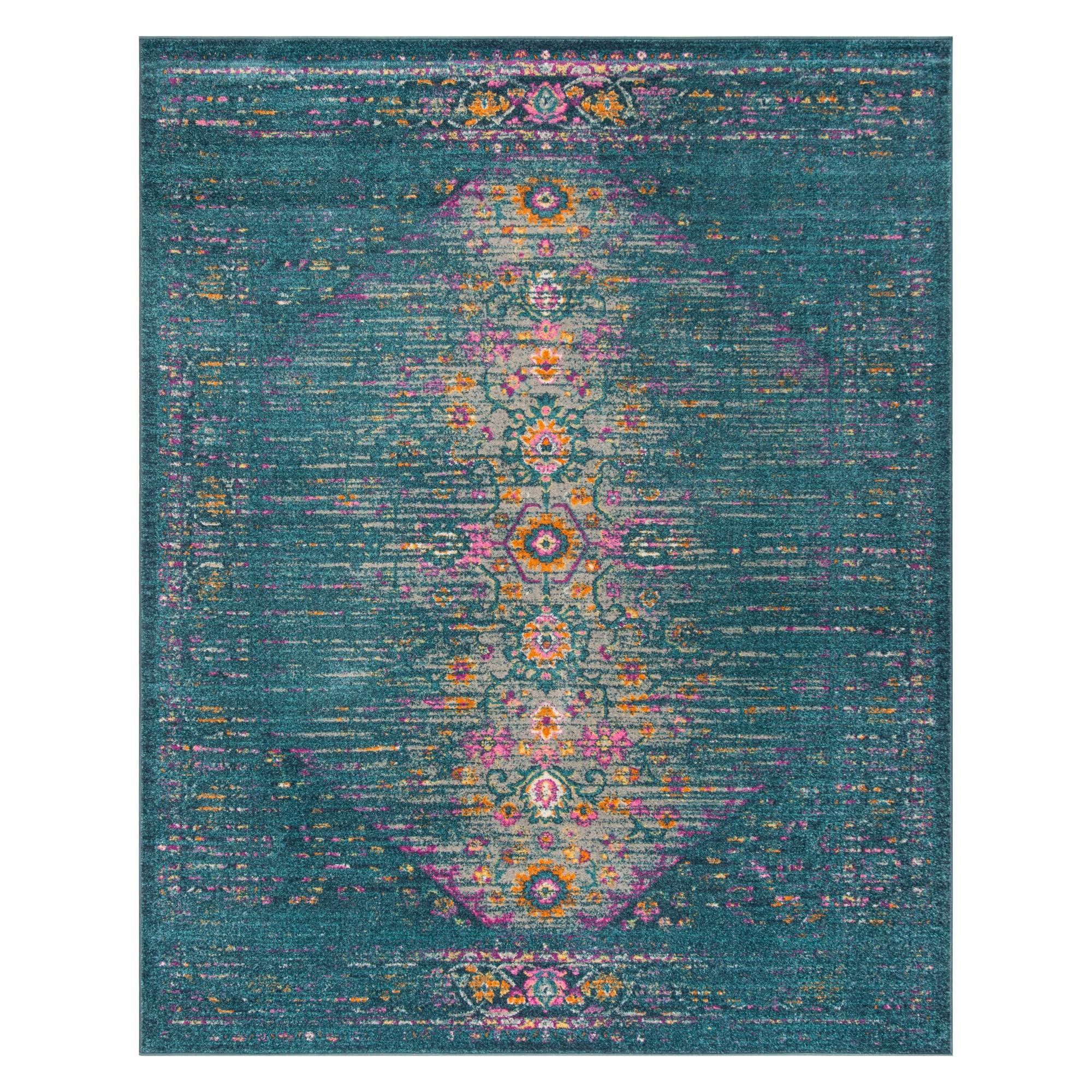 Safavieh Madison Blue/ Fuchsia Rug (9' x 12') AO8AE0_BHPM Safavieh Madison Blue/ Fuchsia Rug (9' x 12') AO8AE0_BHPM