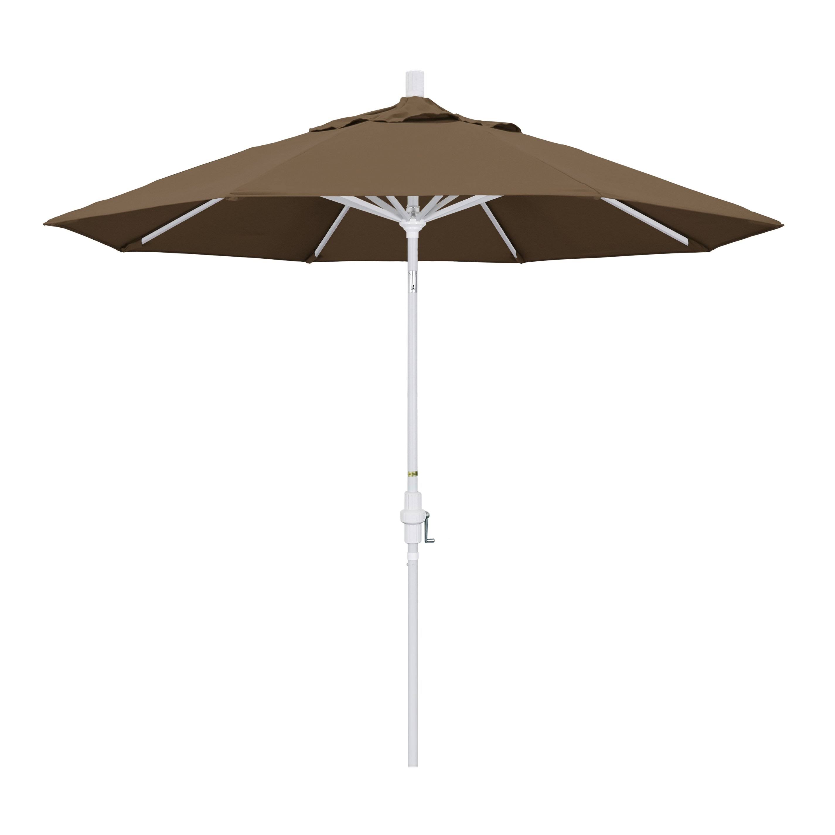 California Umbrella GSCU908170-5425 9 ft. Aluminum Market Umbrella Collar Tilt - Matted White-Sunbrella-X6KQQV_YZFB California Umbrella GSCU908170-5425 9 ft. Aluminum Market Umbrella Collar Tilt - Matted White-Sunbrella-X6KQQV_YZFB