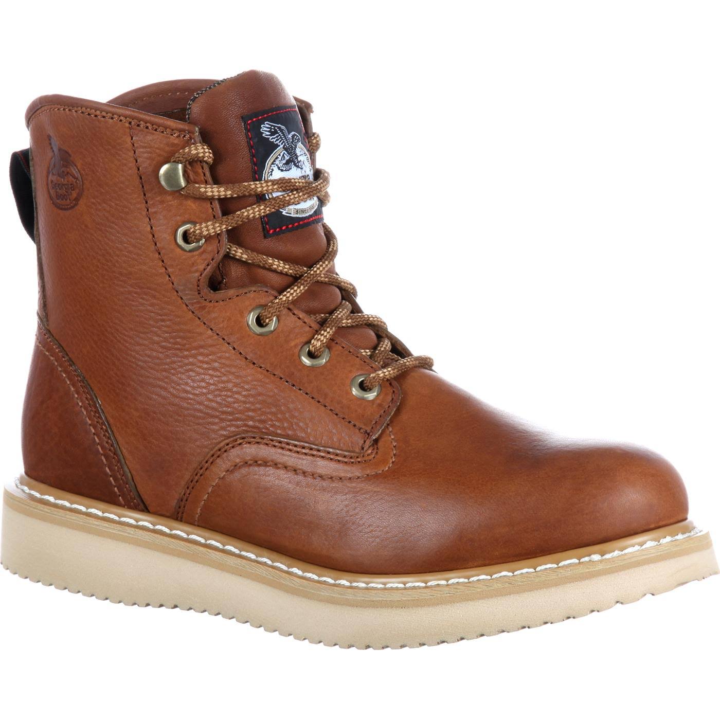 Georgia 6 inch Steel Toe Wedge Work Boot BMCIKH_FTIX Georgia 6 inch Steel Toe Wedge Work Boot BMCIKH_FTIX
