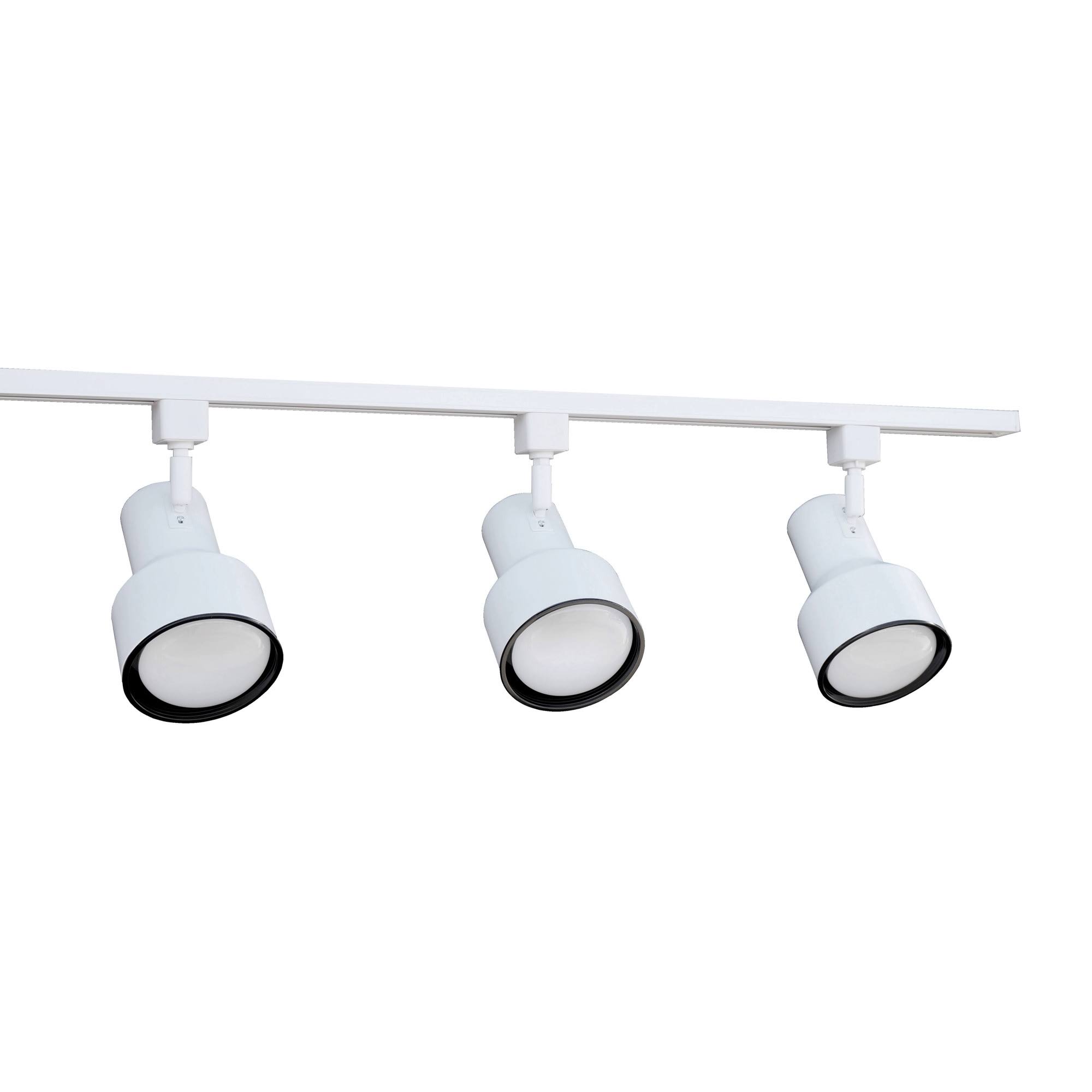 Nicor 4 ft. 3-Light White Linear Track Lighting Kit ULZBLU_WVVP Nicor 4 ft. 3-Light White Linear Track Lighting Kit ULZBLU_WVVP