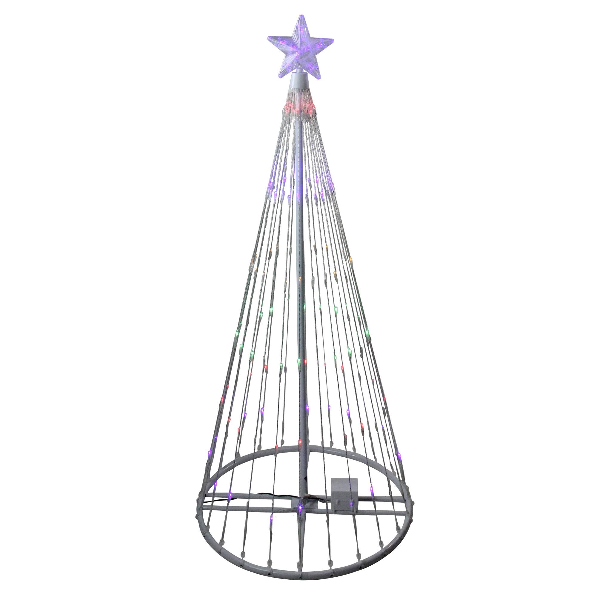 Northlight 4' Multi-Color LED Lighted Show Cone Christmas Tree Outdoor KJXHNG_HAEI Northlight 4' Multi-Color LED Lighted Show Cone Christmas Tree Outdoor KJXHNG_HAEI