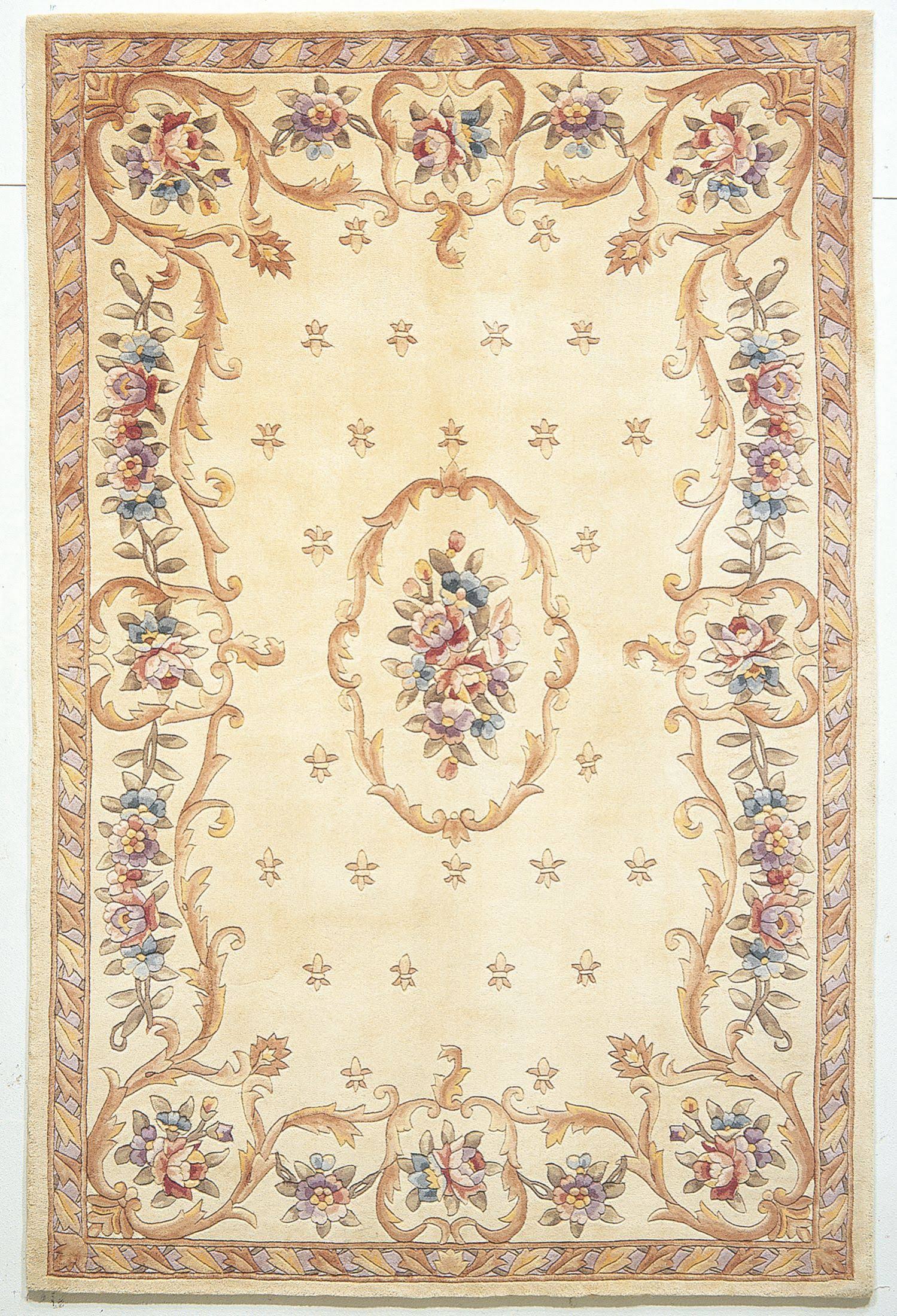 Kas Ruby 8904 Fleur-de-lis Aubusson 5'3  2ASVNZ_0HR1