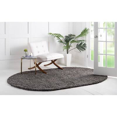 Lilah Graphite Gray Area Rug Andover Mills Rug Size: Oval 3'3 LC1GNO_PM1O Lilah Graphite Gray Area Rug Andover Mills Rug Size: Oval 3'3 LC1GNO_PM1O