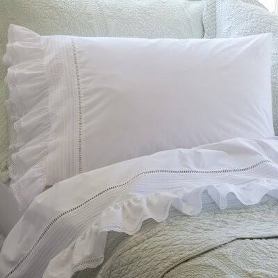 Prairie Crochet Cotton Pillowcase Taylor Linens Size ZDSZX2_OM8J Prairie Crochet Cotton Pillowcase Taylor Linens Size ZDSZX2_OM8J