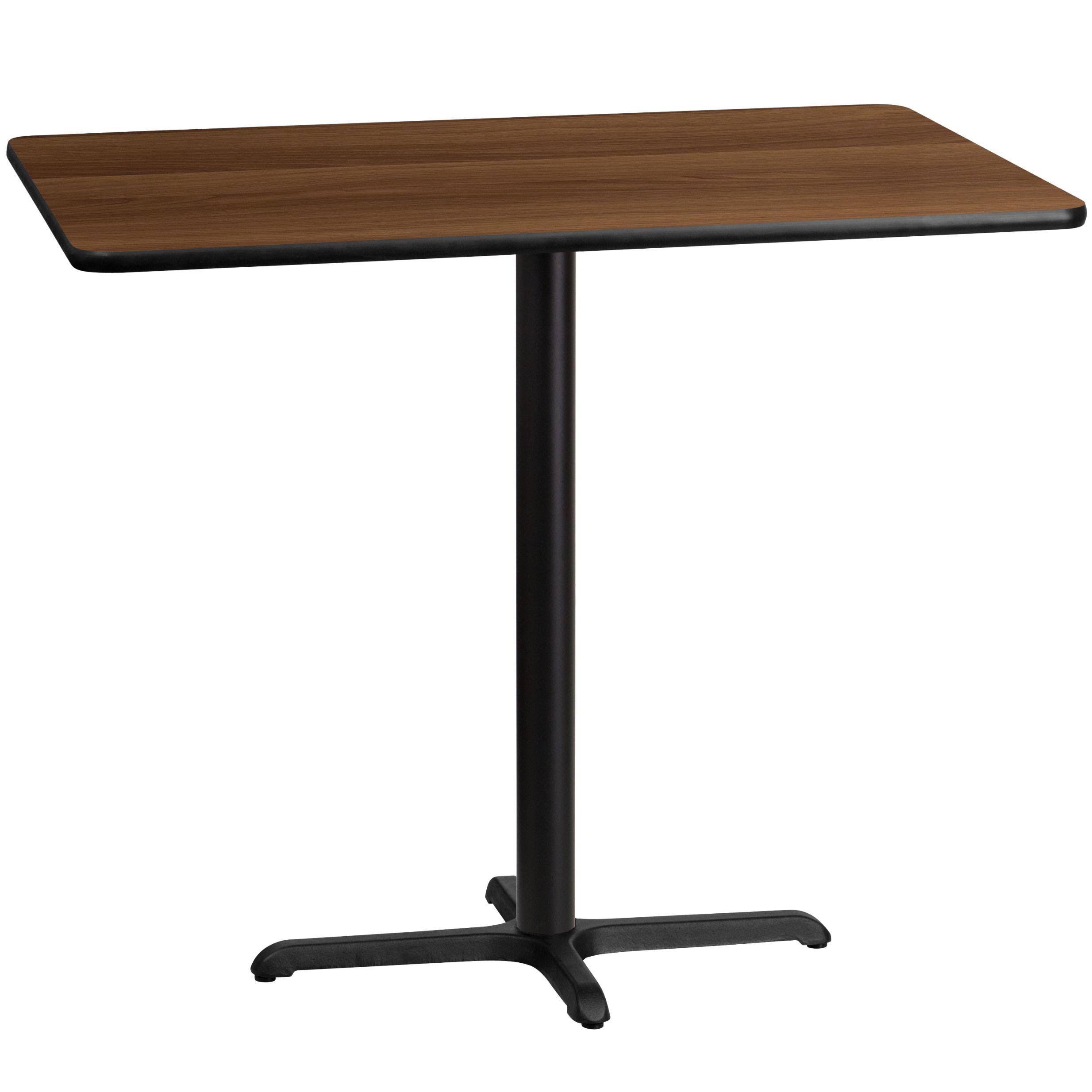 Flash Furniture 30'' x 48'' Rectangular Mahogany Laminate Table Top with 22'' x 30'' Bar Height Table P3R5AQ_MOVL Flash Furniture 30'' x 48'' Rectangular Mahogany Laminate Table Top with 22'' x 30'' Bar Height Table P3R5AQ_MOVL