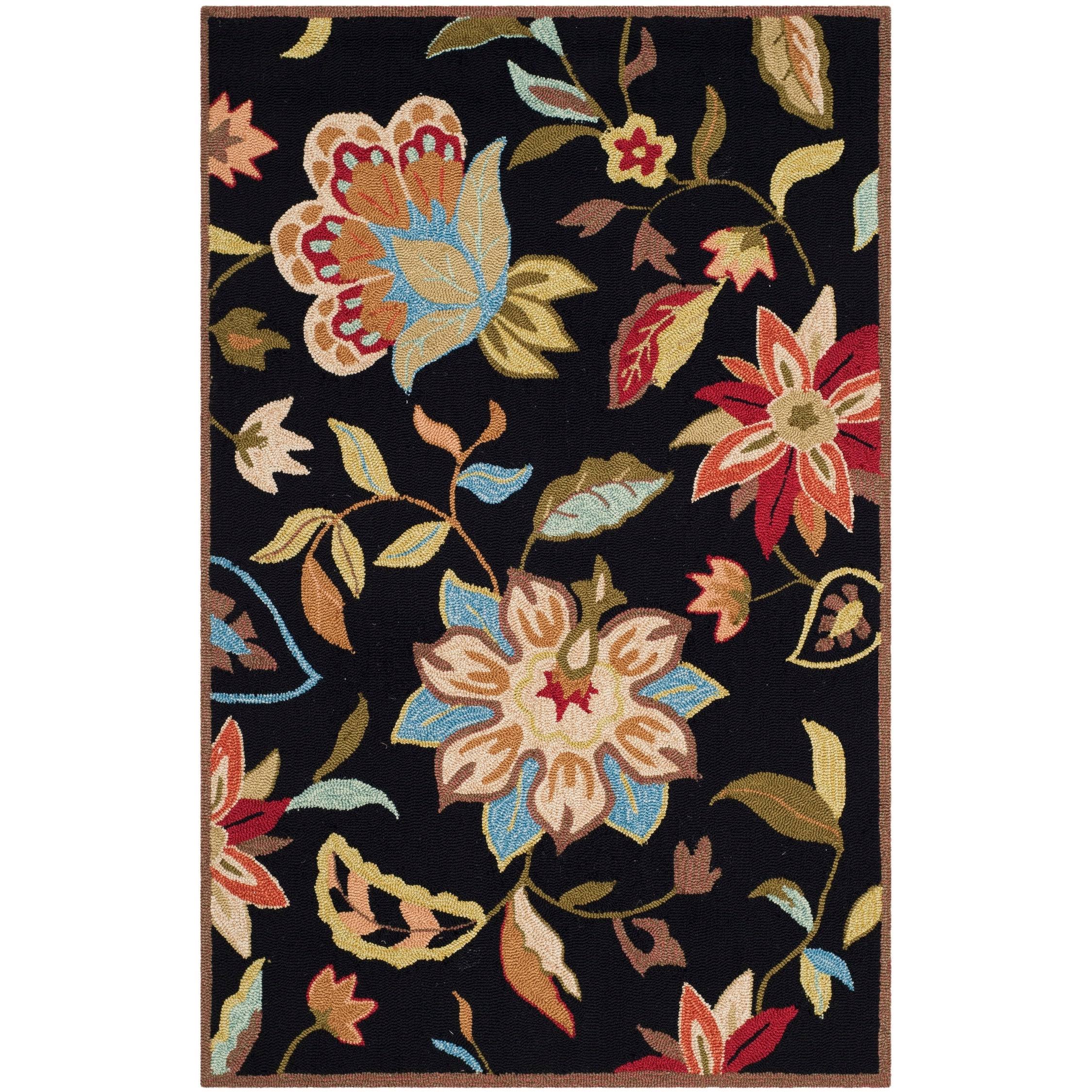Safavieh Four Seasons FRS435B Area Rug Black/Purple 3'P7EVDB_6KR4 Safavieh Four Seasons FRS435B Area Rug Black/Purple 3'P7EVDB_6KR4