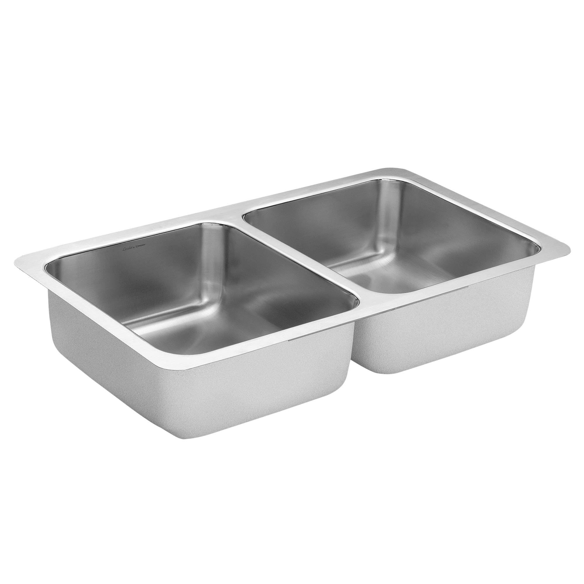Moen G18215 1800 Series Stainless Steel 18 Gauge Double Bowl 1BUBU5_QUVF