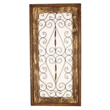 MyAmigosImports Spanish Small Architectural Window Wall Decor Finish Antique FMWG6Z_AXIA