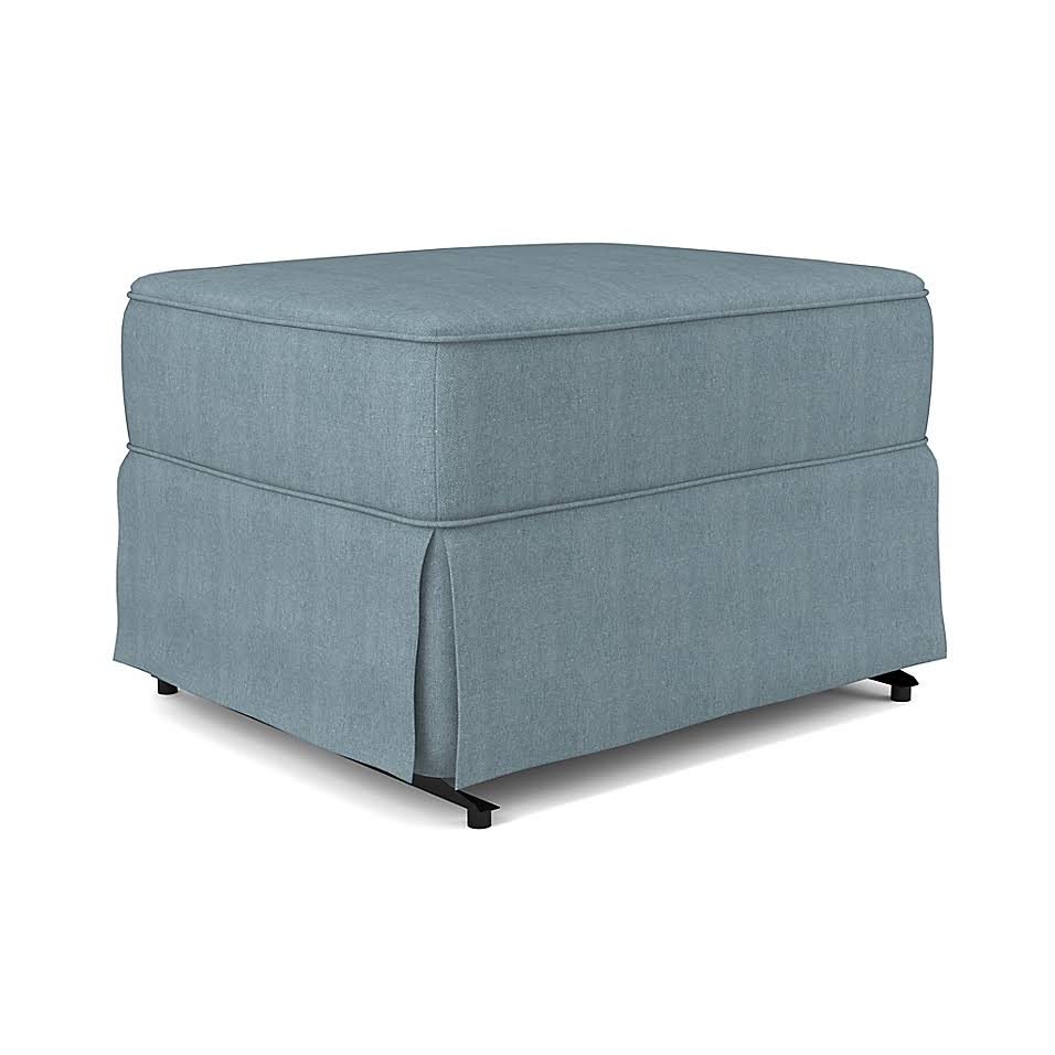 Best Chairs Fabric Gliding Ottoman in Blue I5PCDC_W5JM