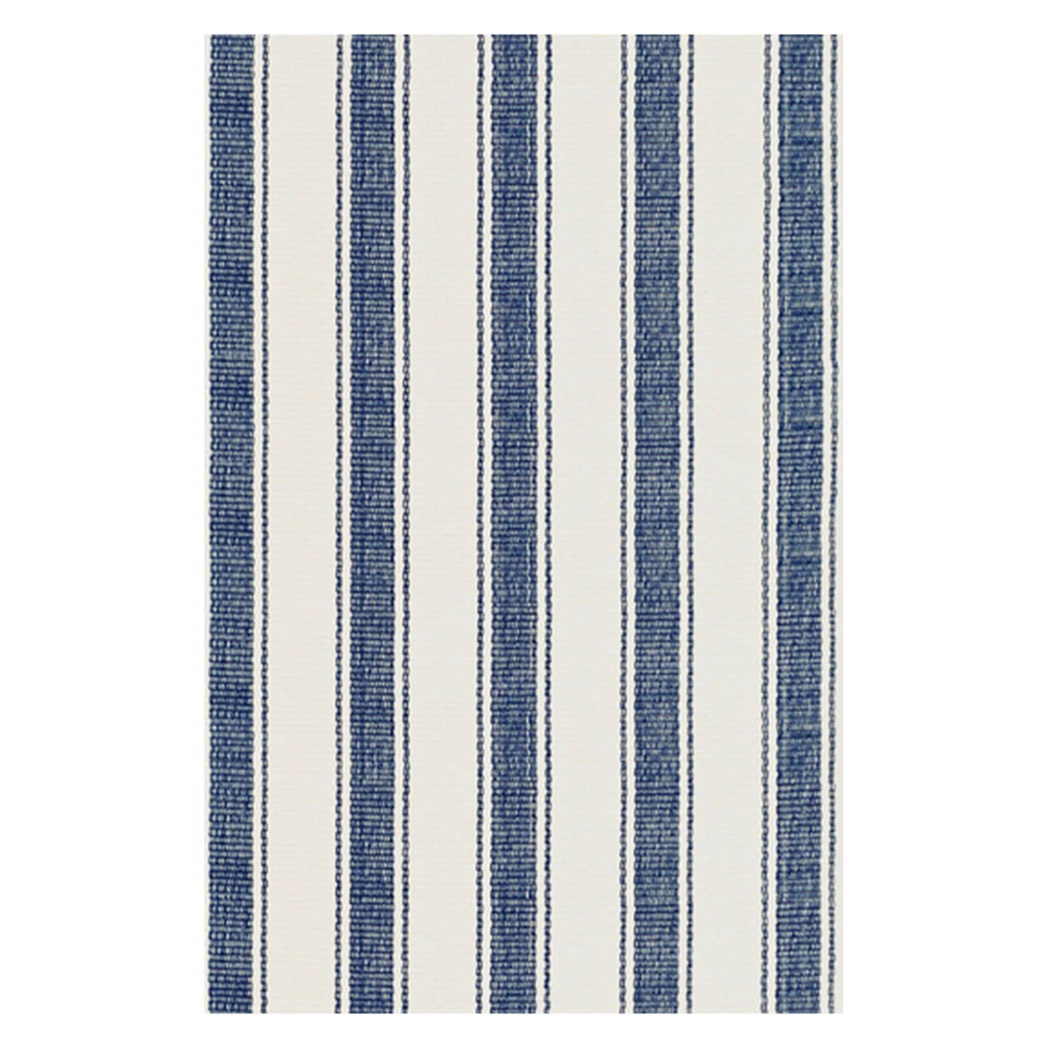 Dash Albert Blue Awning Stripe Woven Cotton Rug 4ft x 9V9CNN_IRFG Dash Albert Blue Awning Stripe Woven Cotton Rug 4ft x 9V9CNN_IRFG