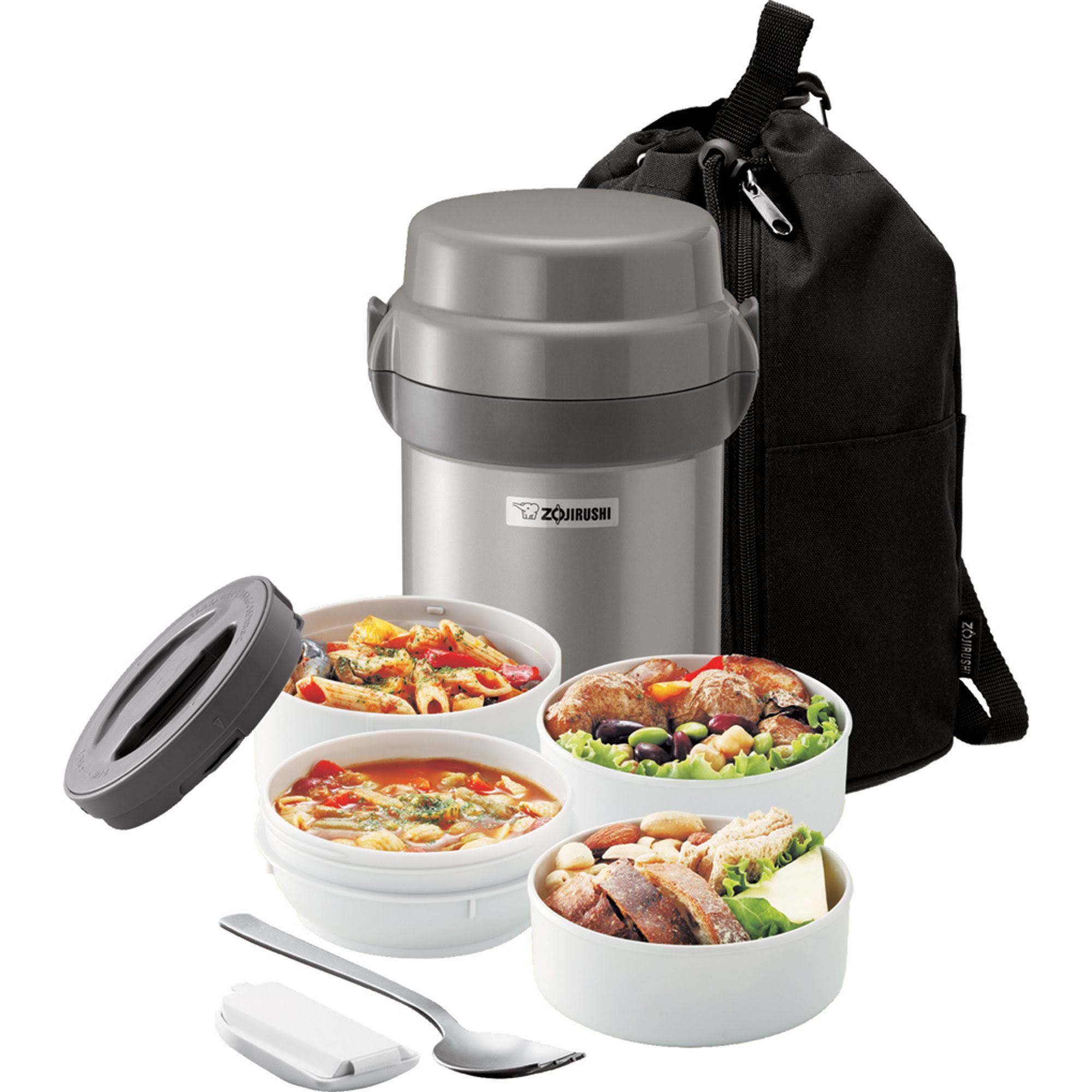 Zojirushi Mr. Bento Stainless Lunch Jar Set, TJH7ZG_QH7M