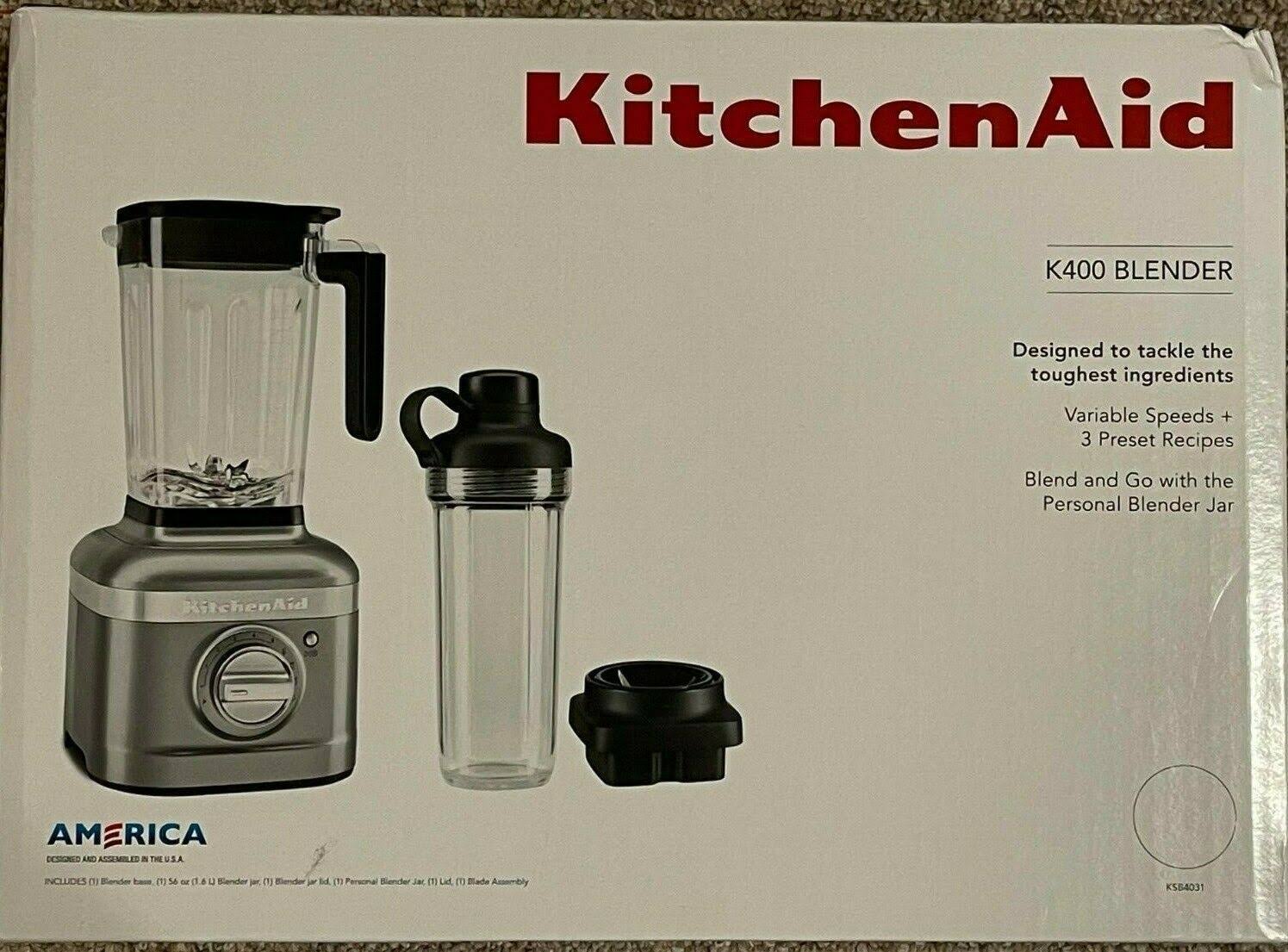 KitchenAid K400 Blender with Personal Blender O2SBZT_9G0B KitchenAid K400 Blender with Personal Blender O2SBZT_9G0B