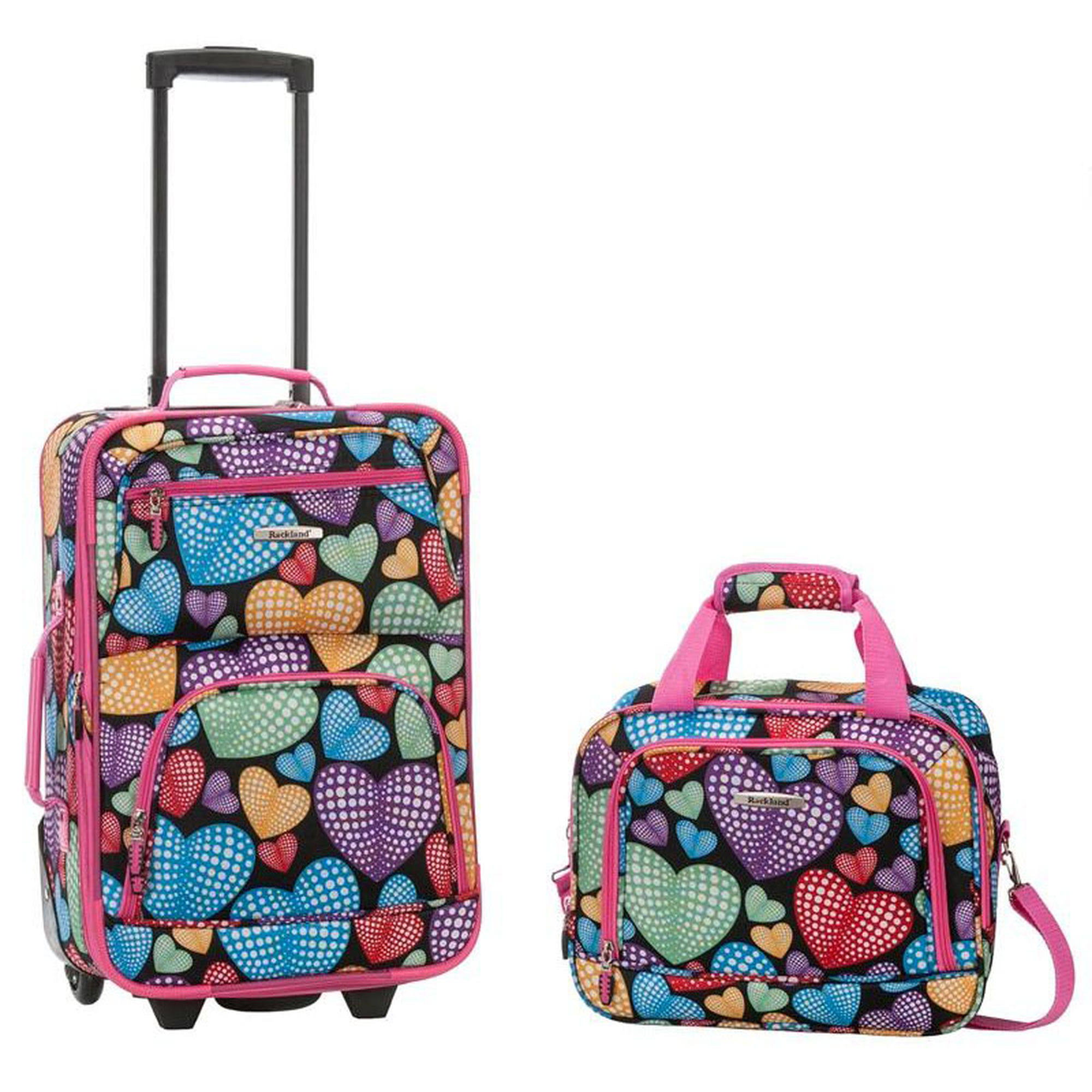 Rockland 2 Piece Carry On Luggage DL3HJB_3FZ1 Rockland 2 Piece Carry On Luggage DL3HJB_3FZ1