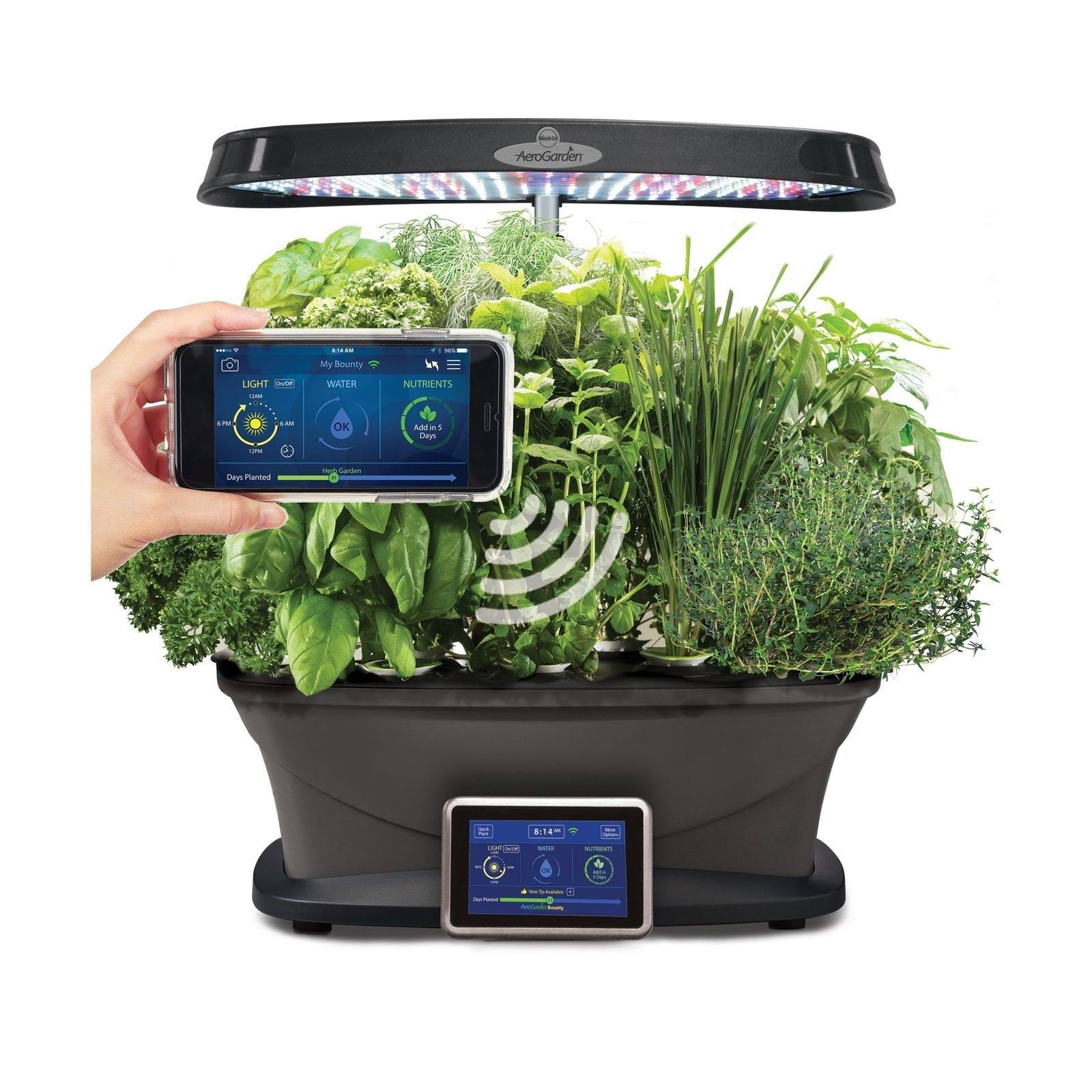 AeroGarden Bounty Wi-Fi with Gourmet Herb Seed Pod QZIDYN_UFQZ AeroGarden Bounty Wi-Fi with Gourmet Herb Seed Pod QZIDYN_UFQZ
