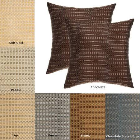 Jaipur Circle 18-inch Decorative Pillows (Set of 2) SD51GN_8ZVR