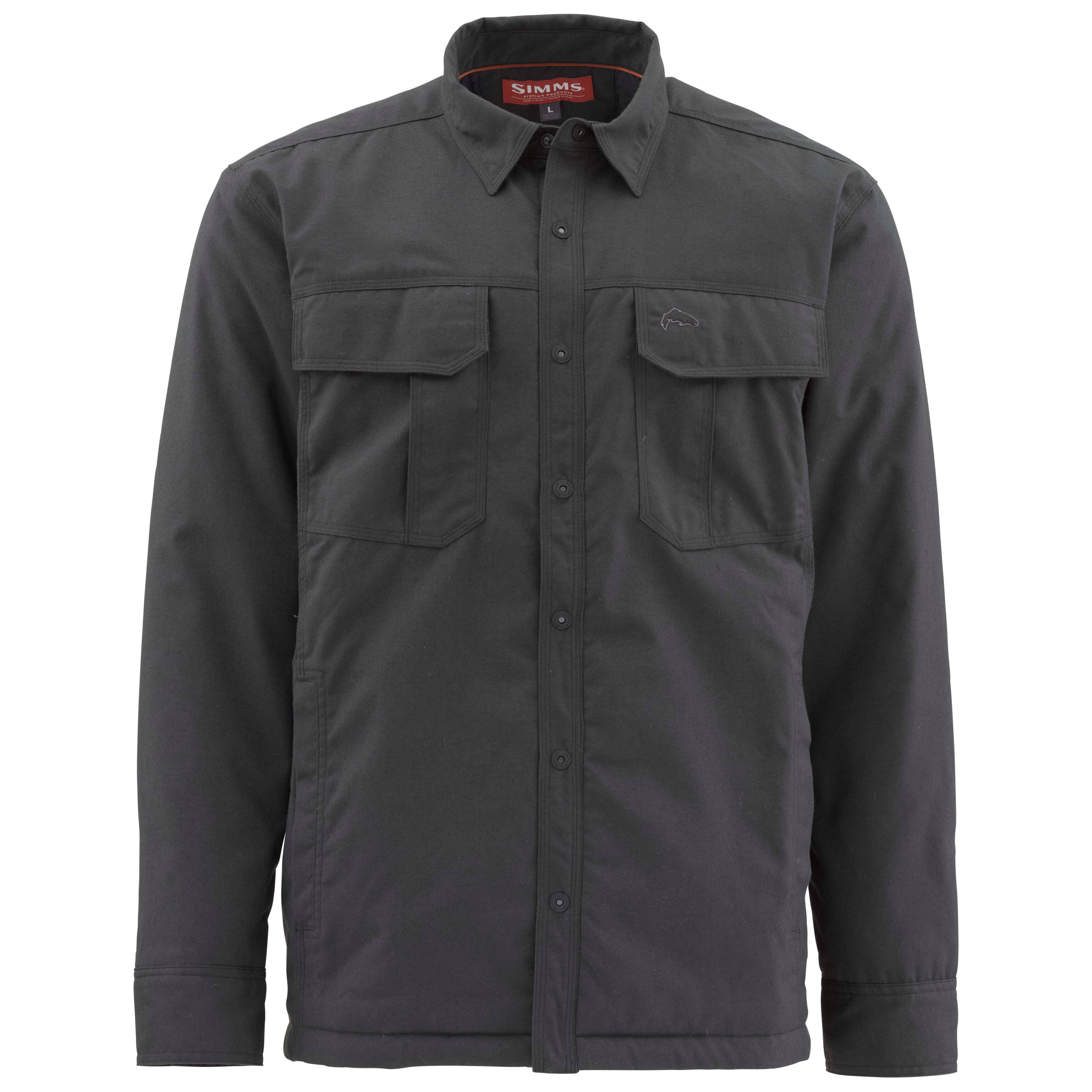 Simms Guide Insulated Shacket Carbon; UGLHEV_12SP Simms Guide Insulated Shacket Carbon; UGLHEV_12SP