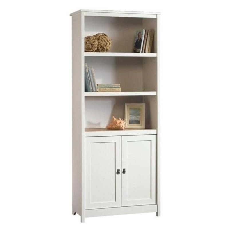 Bowery Hill 3 Shelf Bookcase in Soft White - BH-MBZRPJ_FJ5O Bowery Hill 3 Shelf Bookcase in Soft White - BH-MBZRPJ_FJ5O